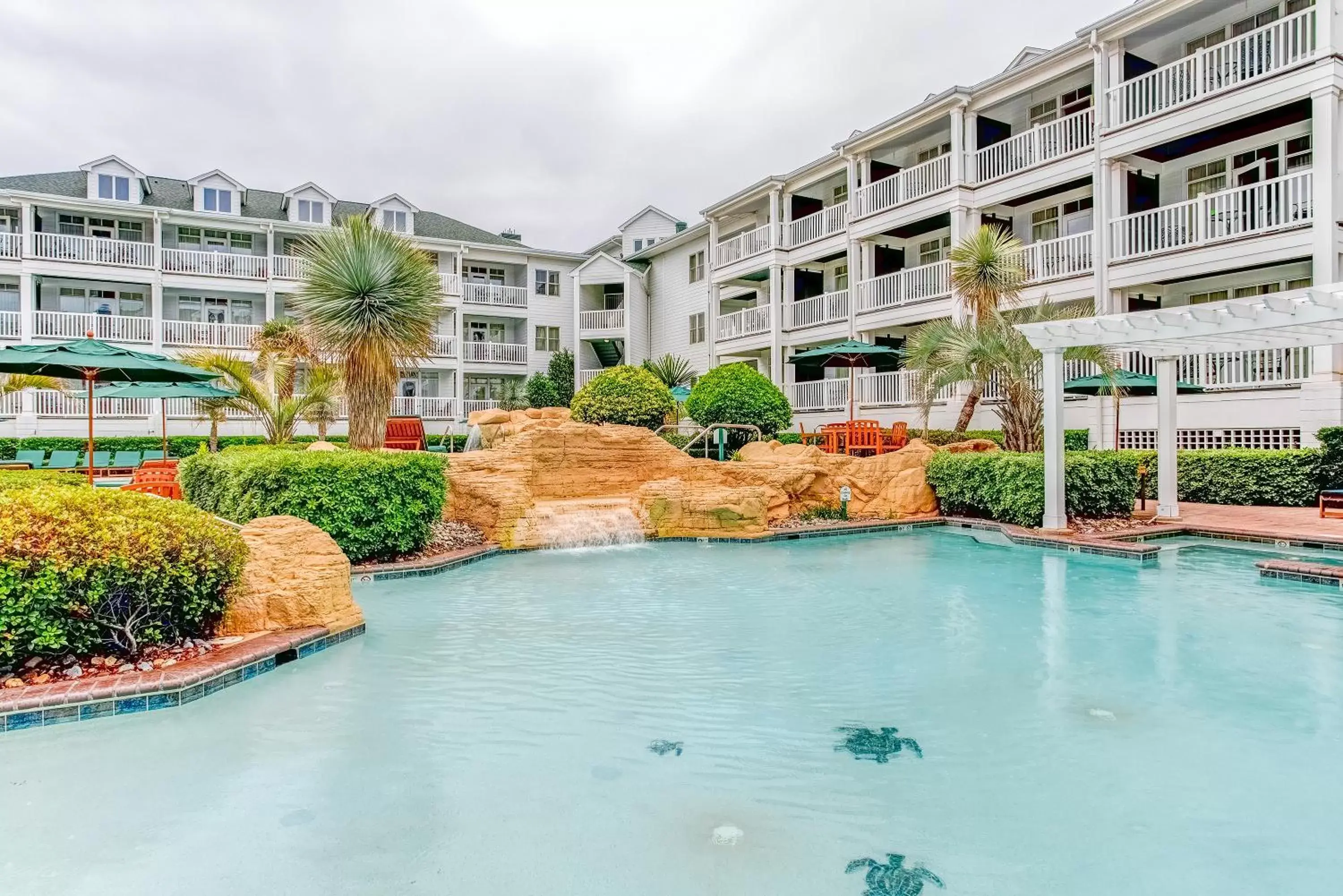 Property building, Swimming Pool in Turtle Cay Resort