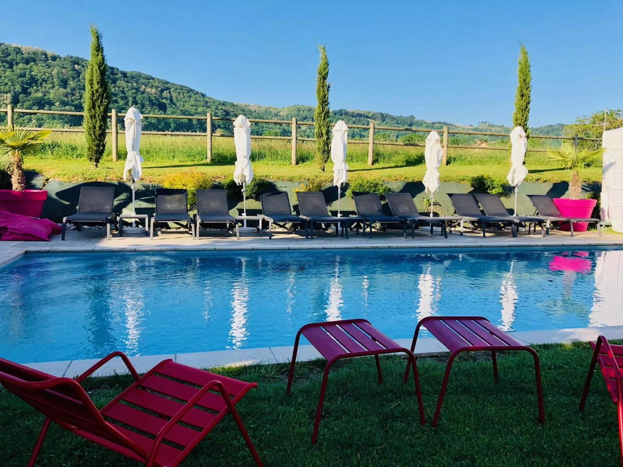 Swimming pool in Domaine de Suzel