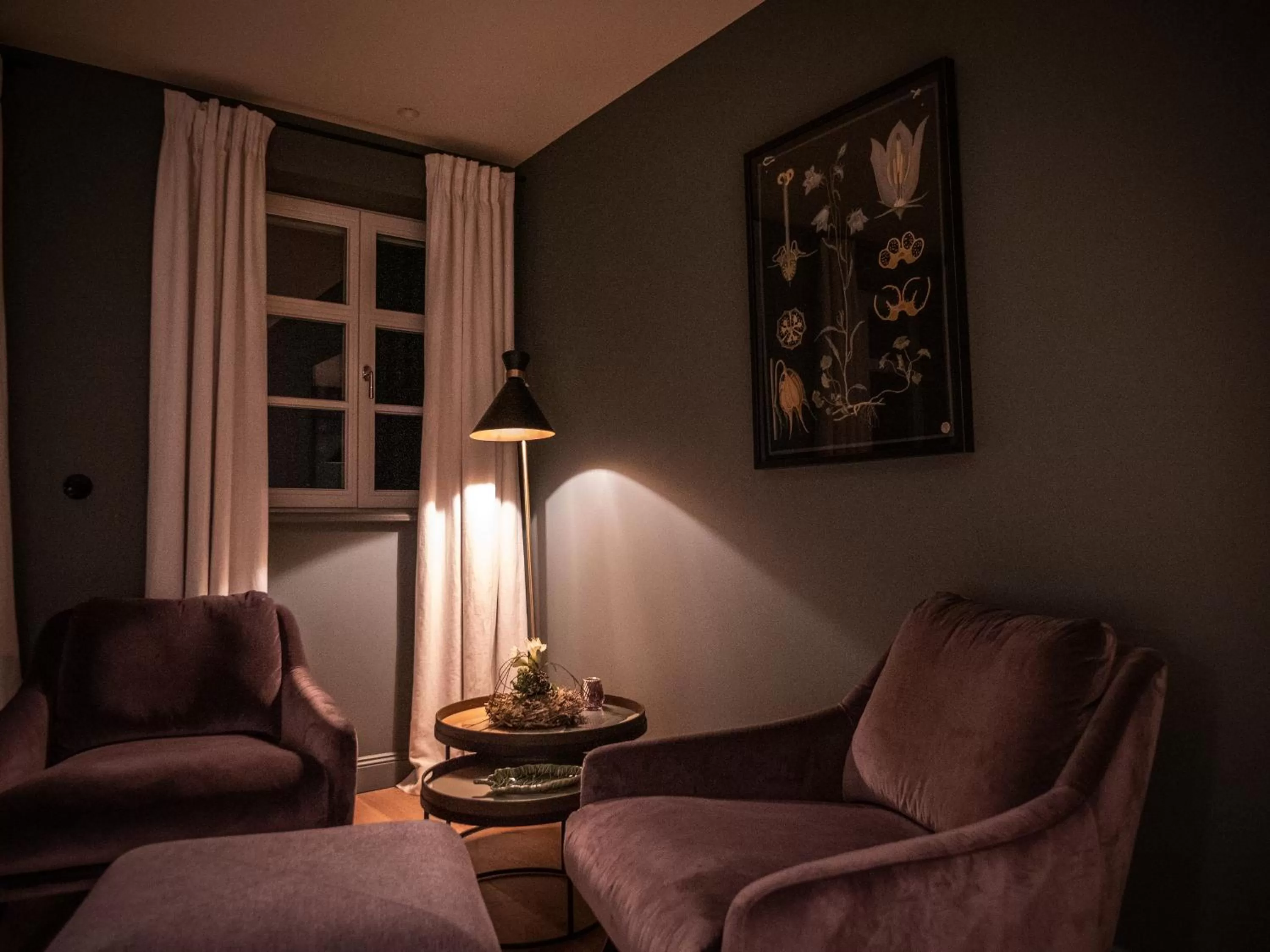 Seating area in Alpenloge Design Hotel