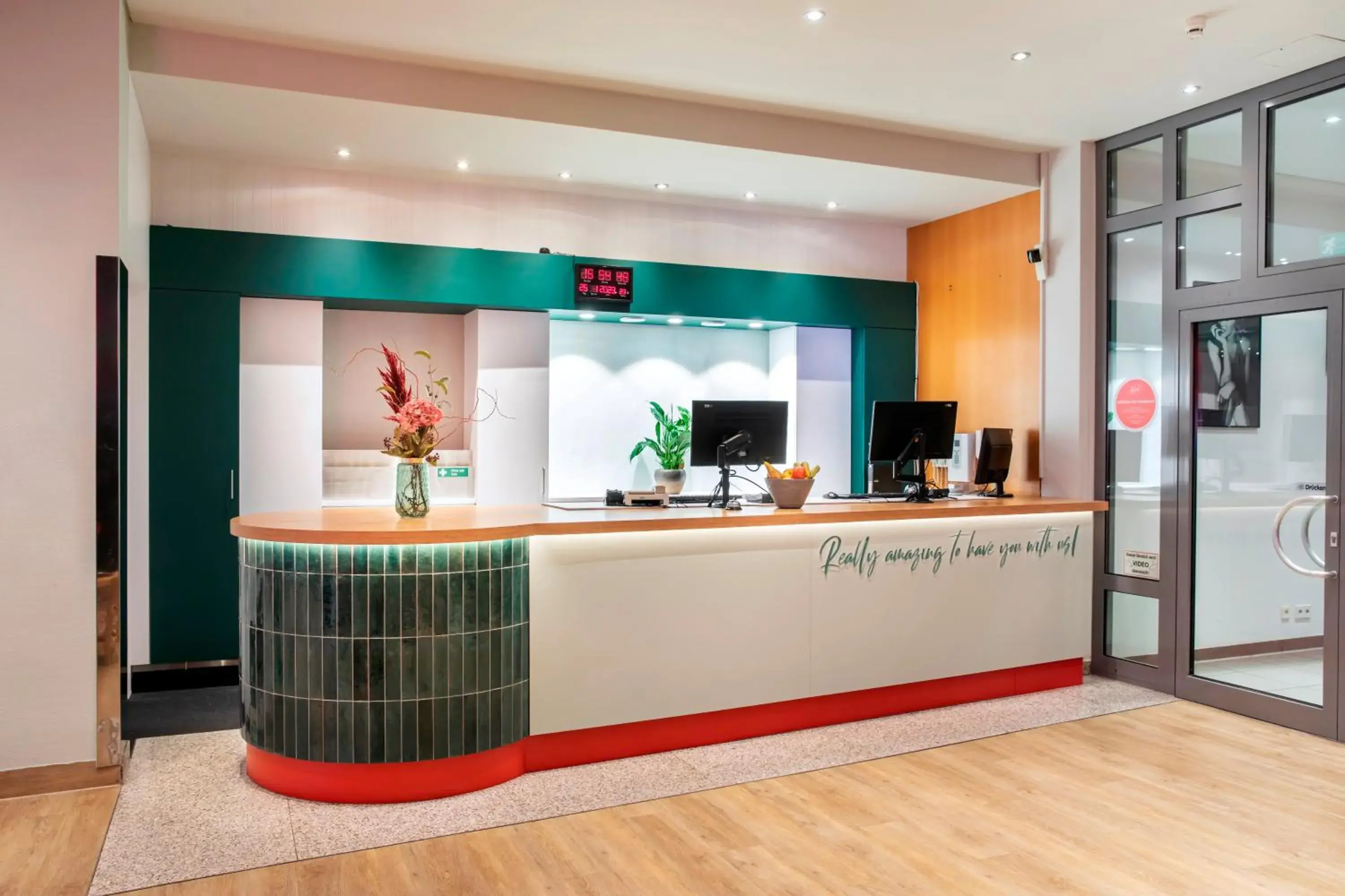 Lobby or reception in ACHAT Hotel Stuttgart Airport Messe Lobby or reception in ACHAT Hotel Stuttgart Airport Messe