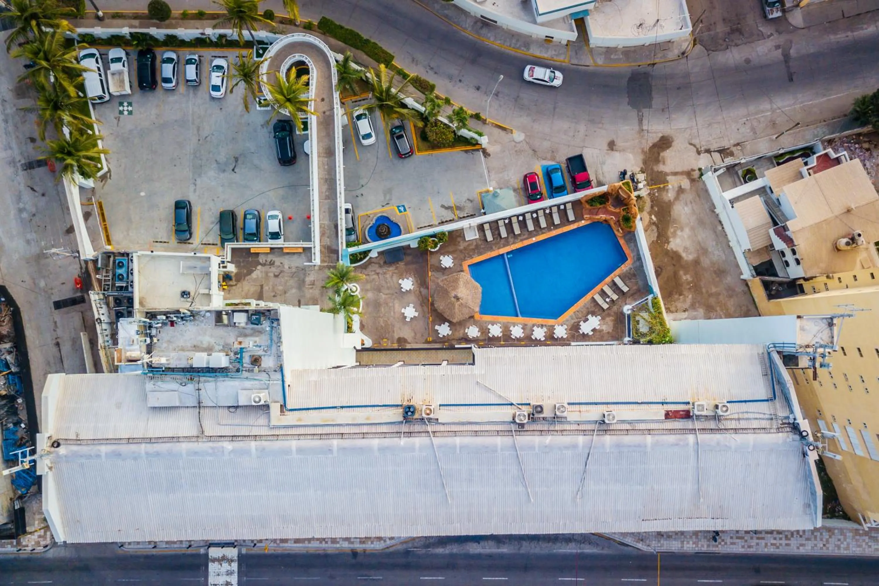 Bird's eye view in Hacienda Mazatlán sea view