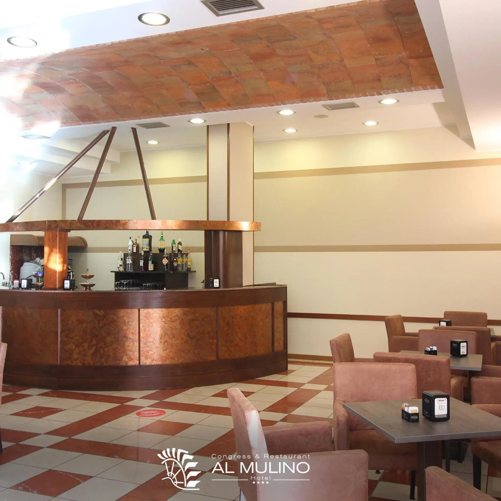 Lounge or bar in Hotel Ristorante Al Mulino