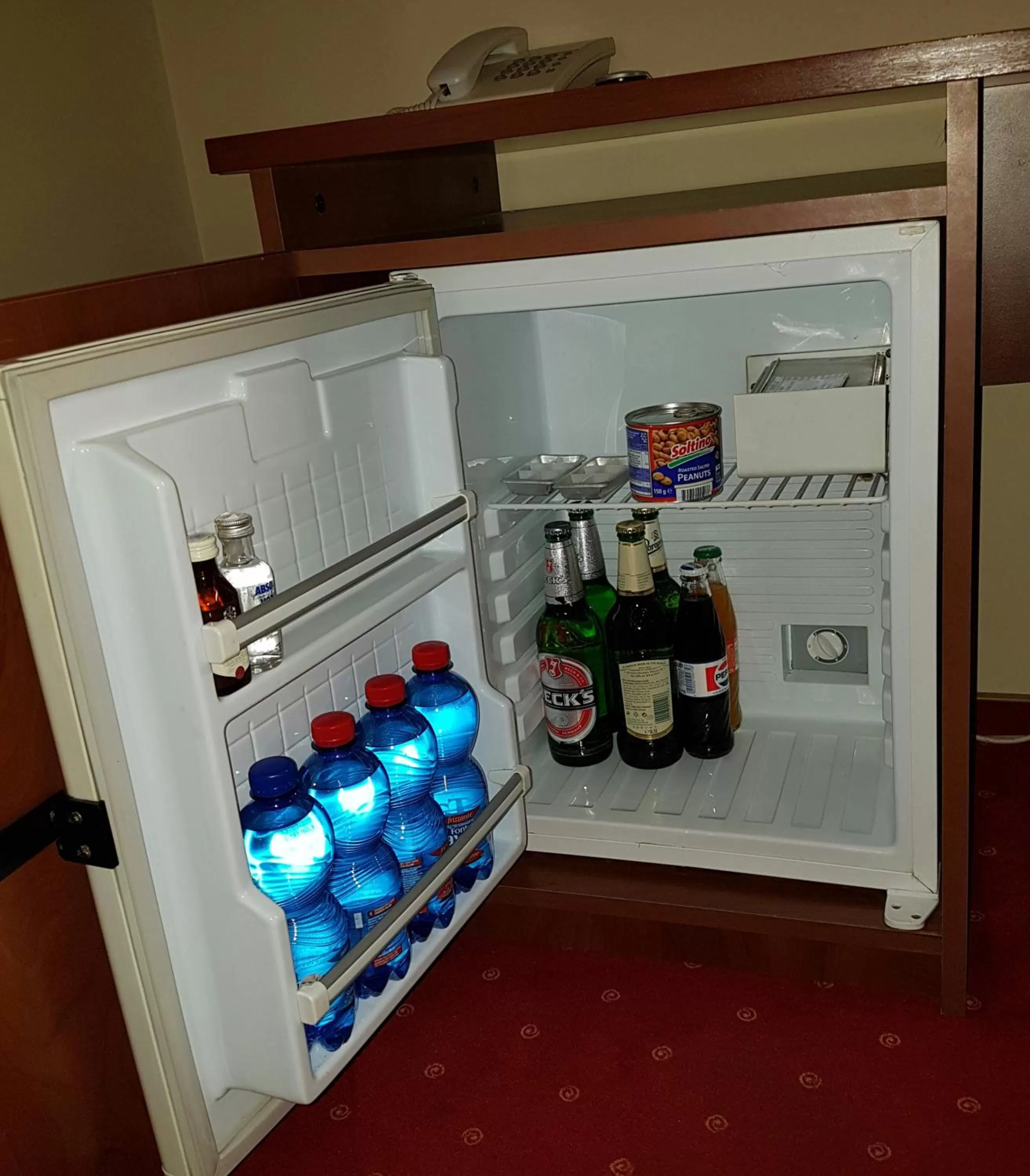 Alcoholic drinks in Hotel Iris