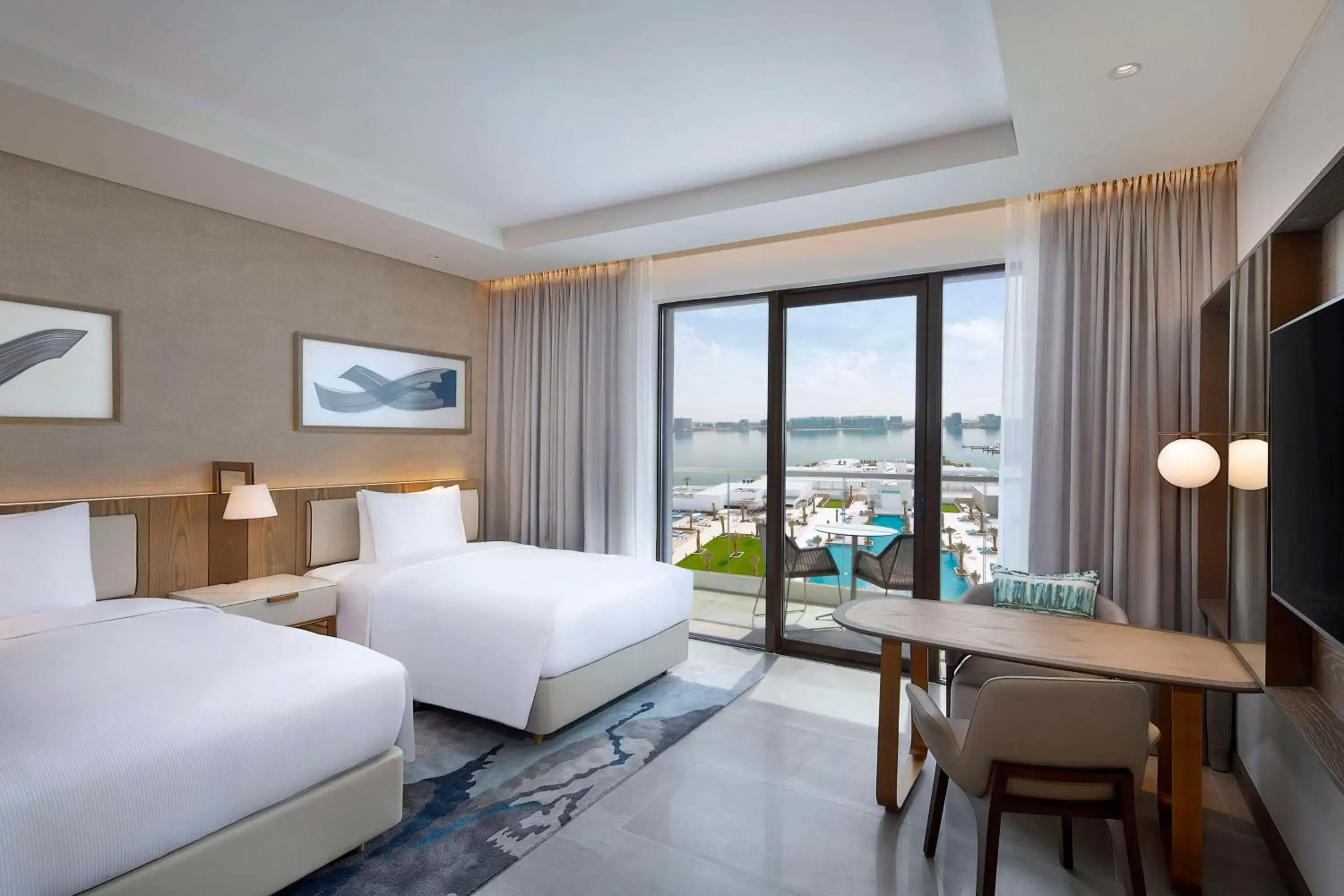 Bedroom in Hilton Abu Dhabi Yas Island