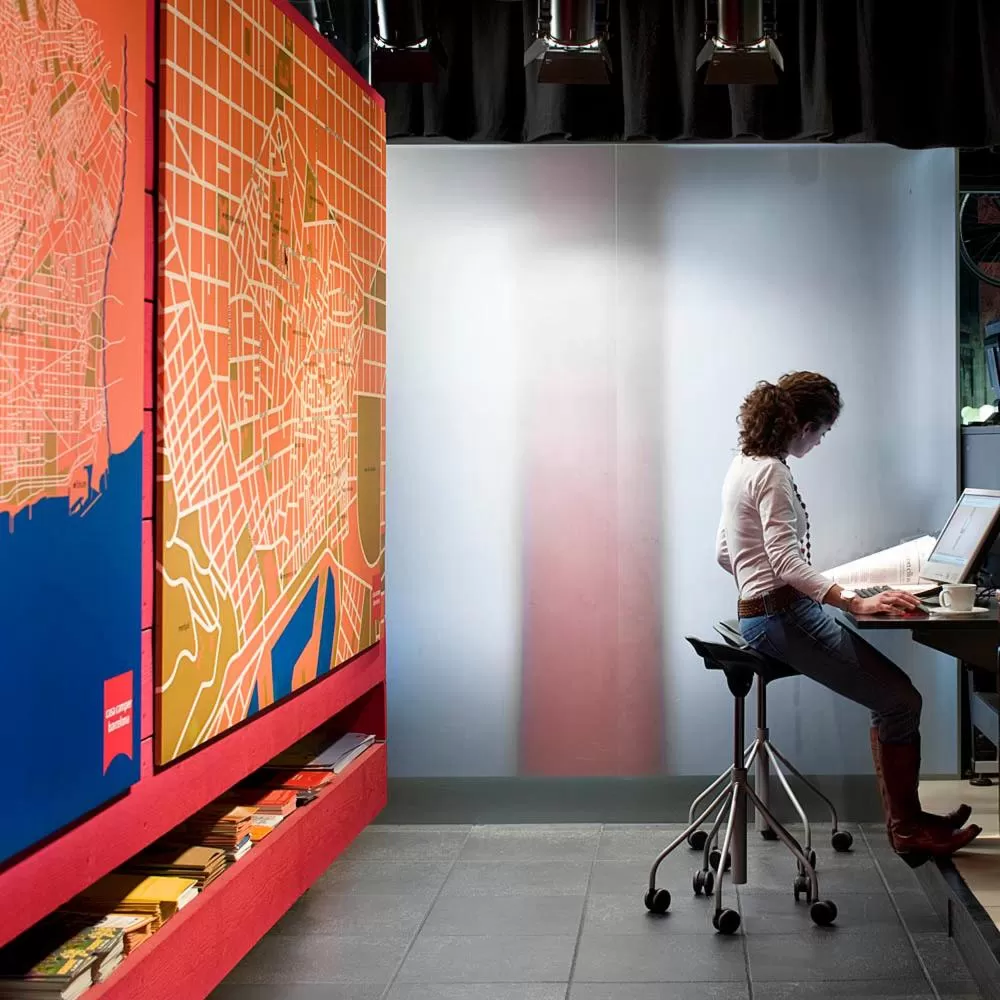 People in Casa Camper Barcelona