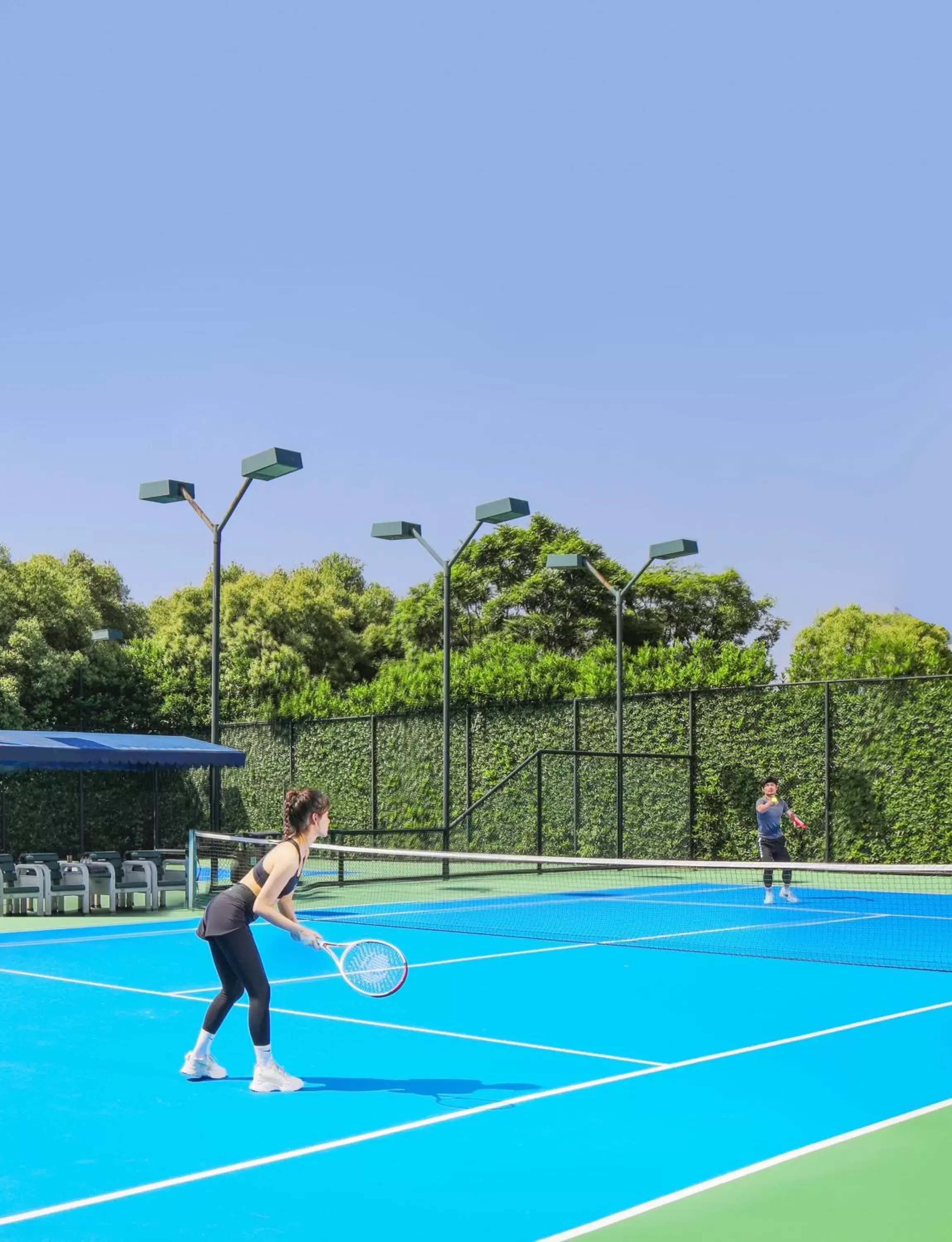 Tennis court, Other Activities in Pan Pacific Serviced Suites Ningbo