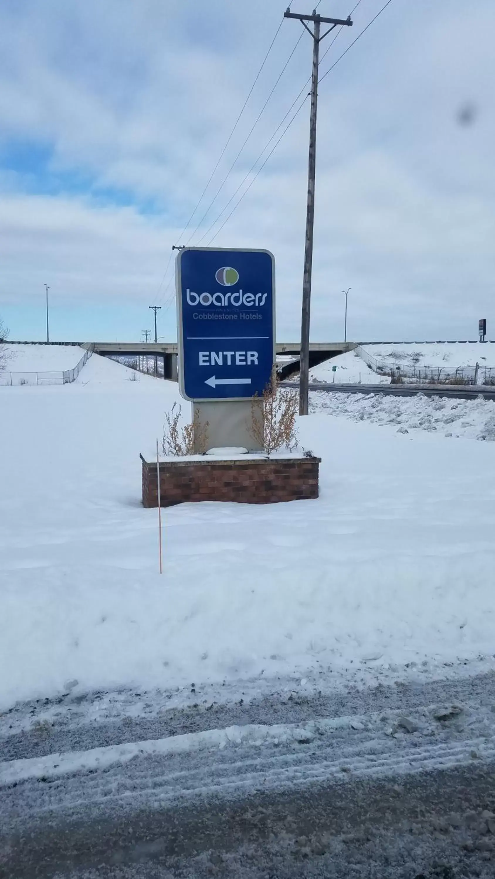 Property logo or sign, Winter in Boarders Inn & Suites by Cobblestone Hotels - Superior/Duluth
