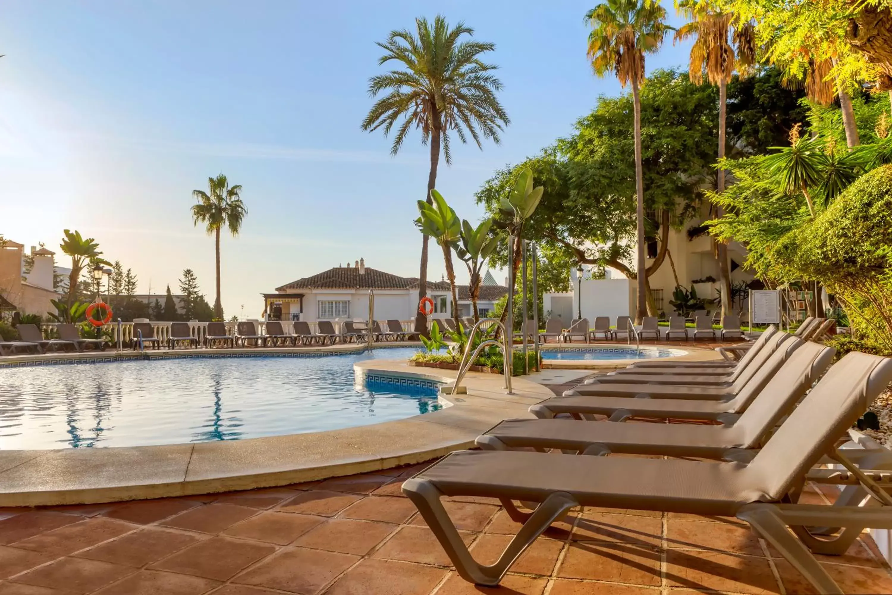 Patio, Swimming Pool in Royal Oasis Club at Pueblo Quinta