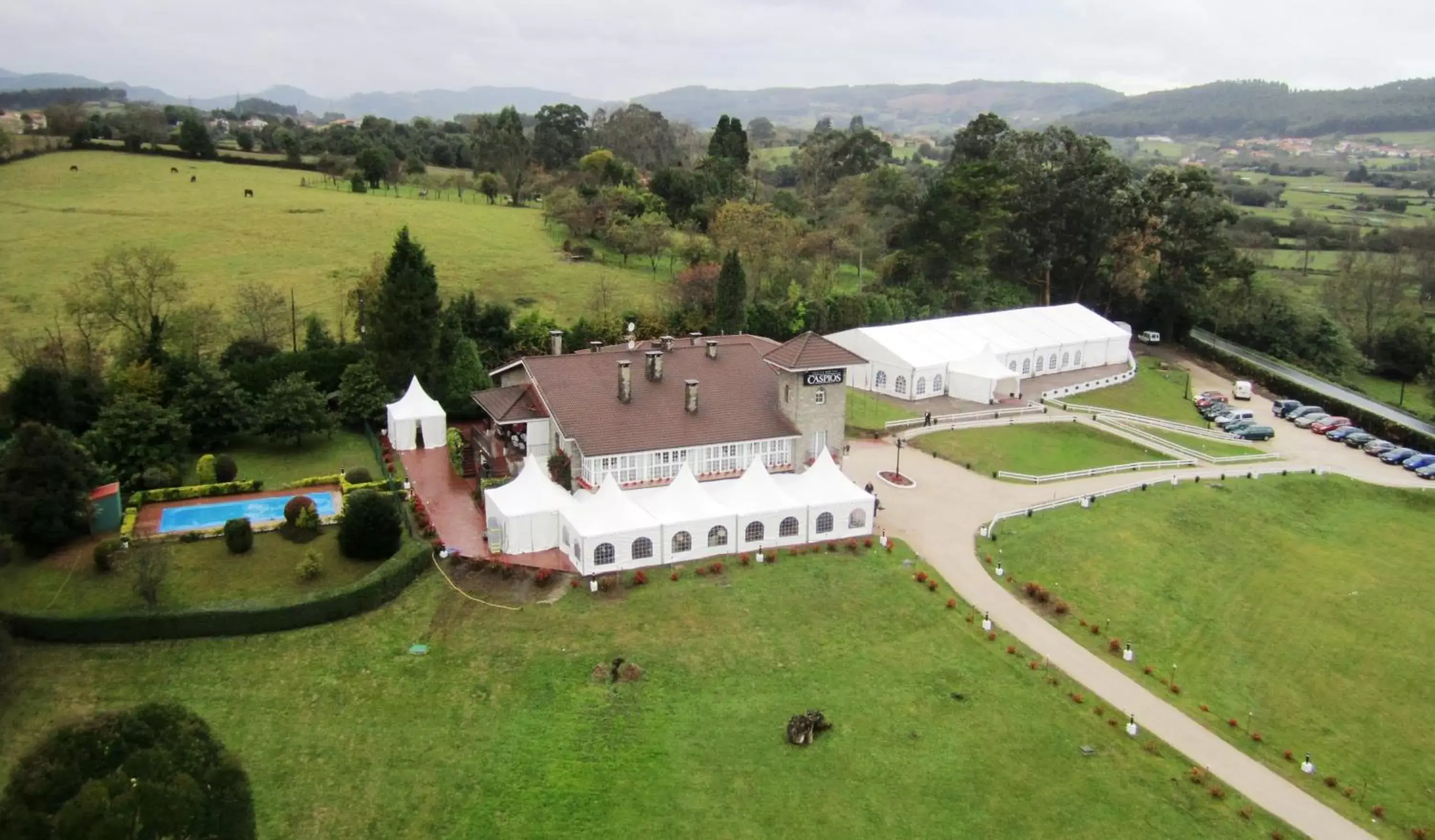 Bird's eye view, Bird's-eye View in Hotel Los Caspios