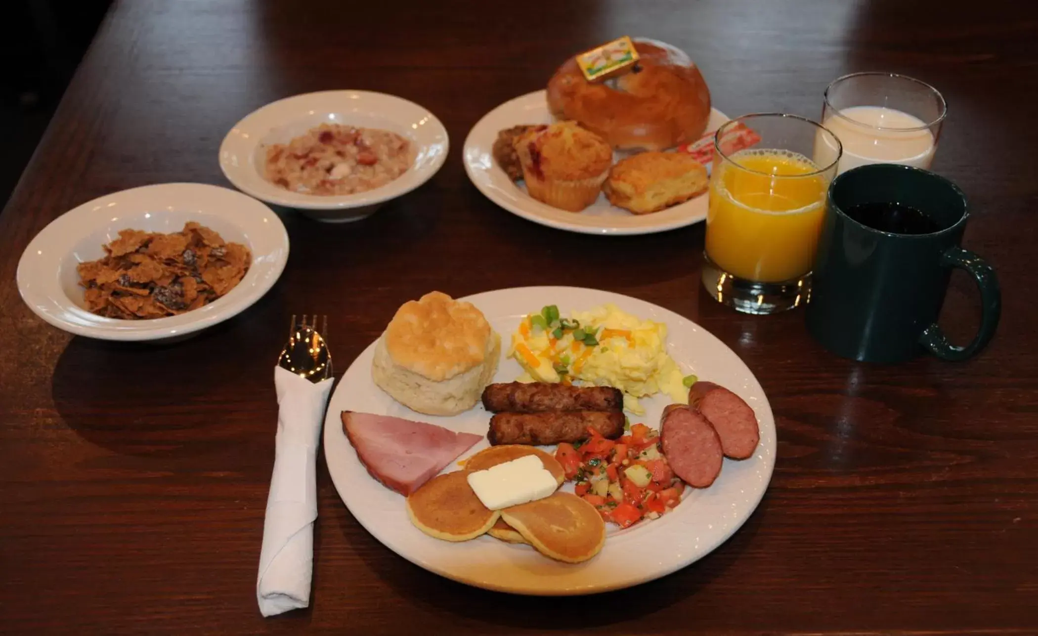 Food close-up in Pike's Waterfront Lodge Food close-up in Pike's Waterfront Lodge