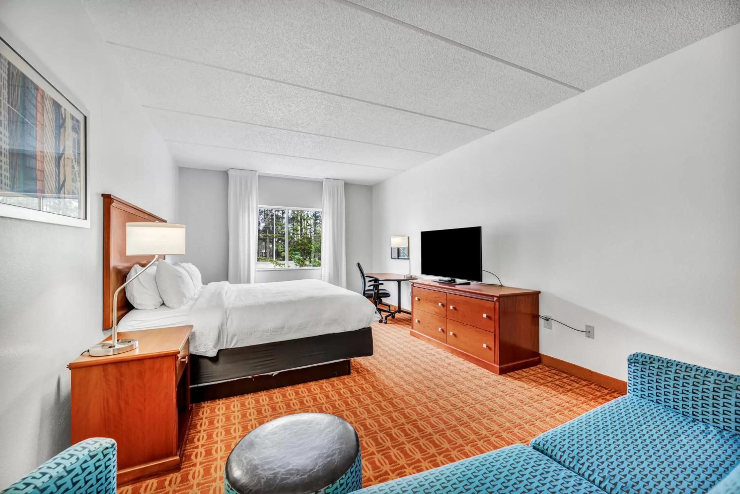 Bed in Fairfield Inn by Marriott Lumberton