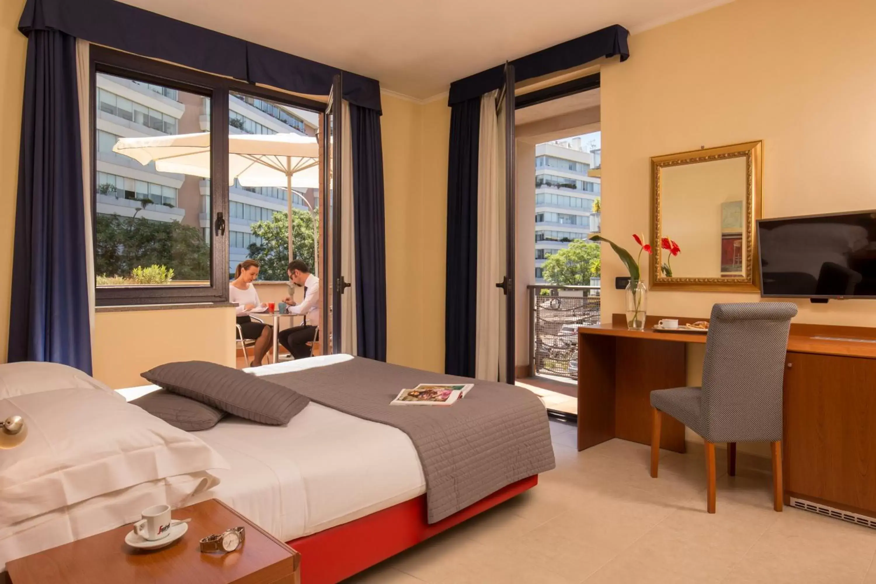Bedroom in Best Western Blu Hotel Roma
