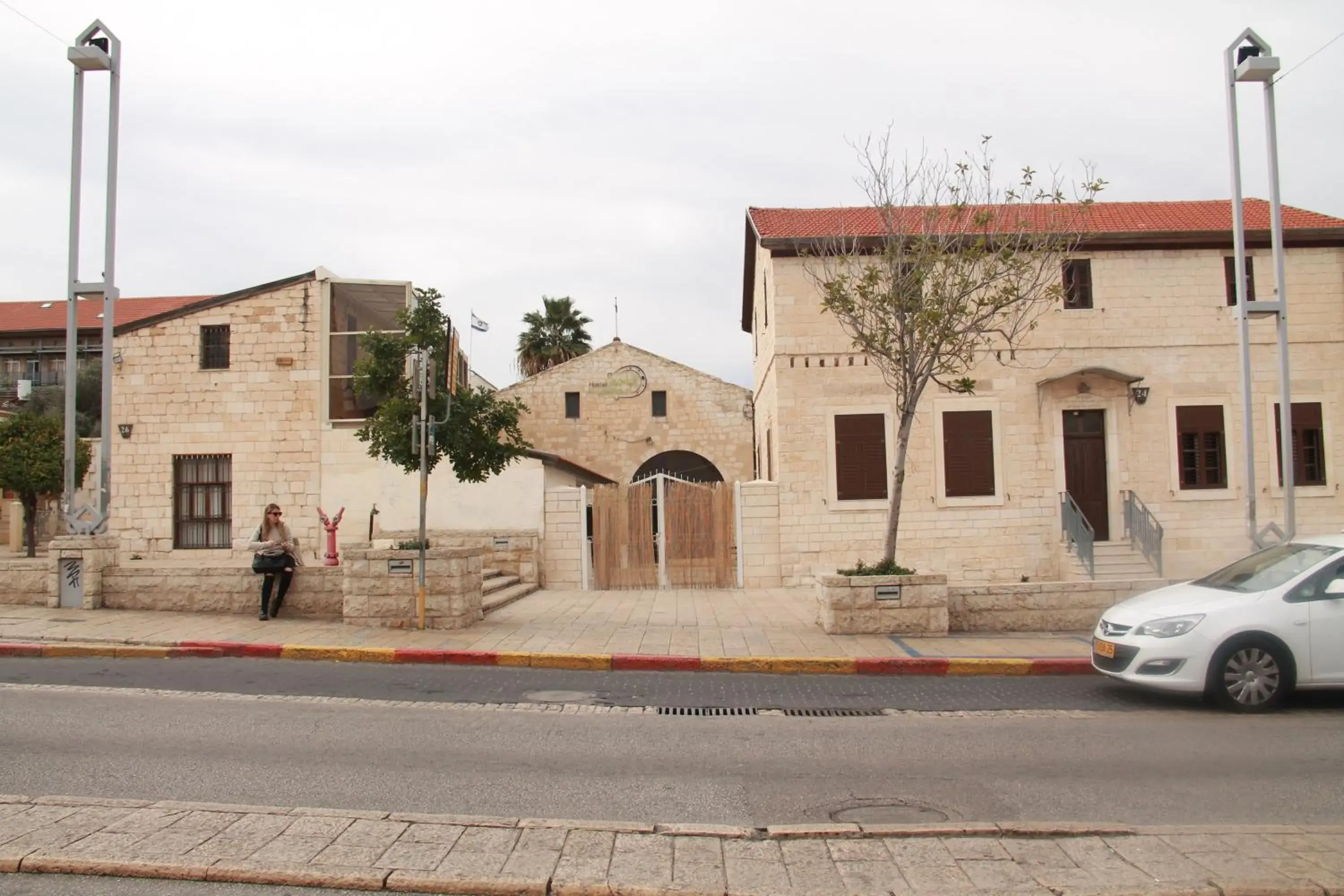 Facade/entrance, Property Building in Al Yakhour Hostel