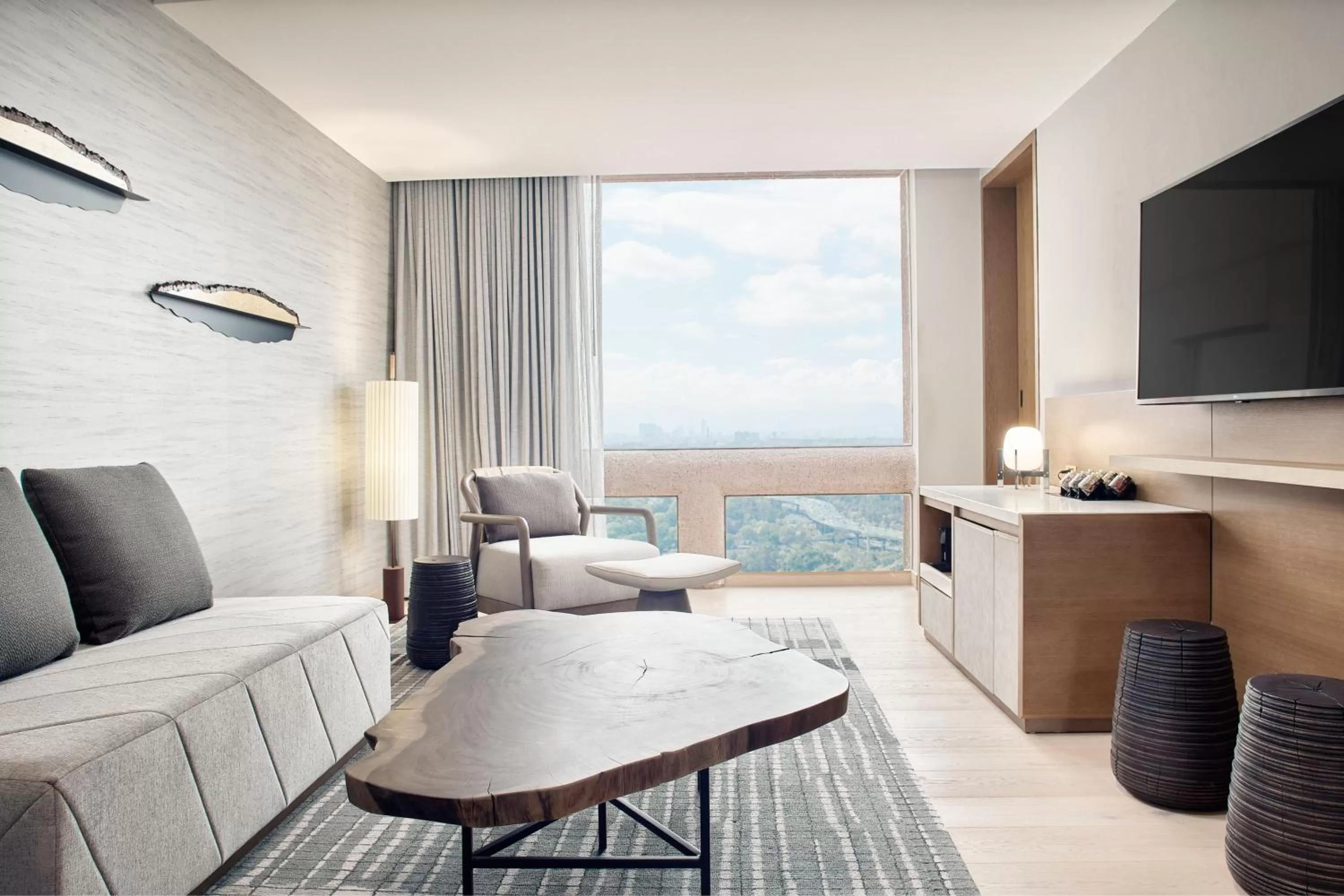Living room in JW Marriott Hotel Mexico City Polanco