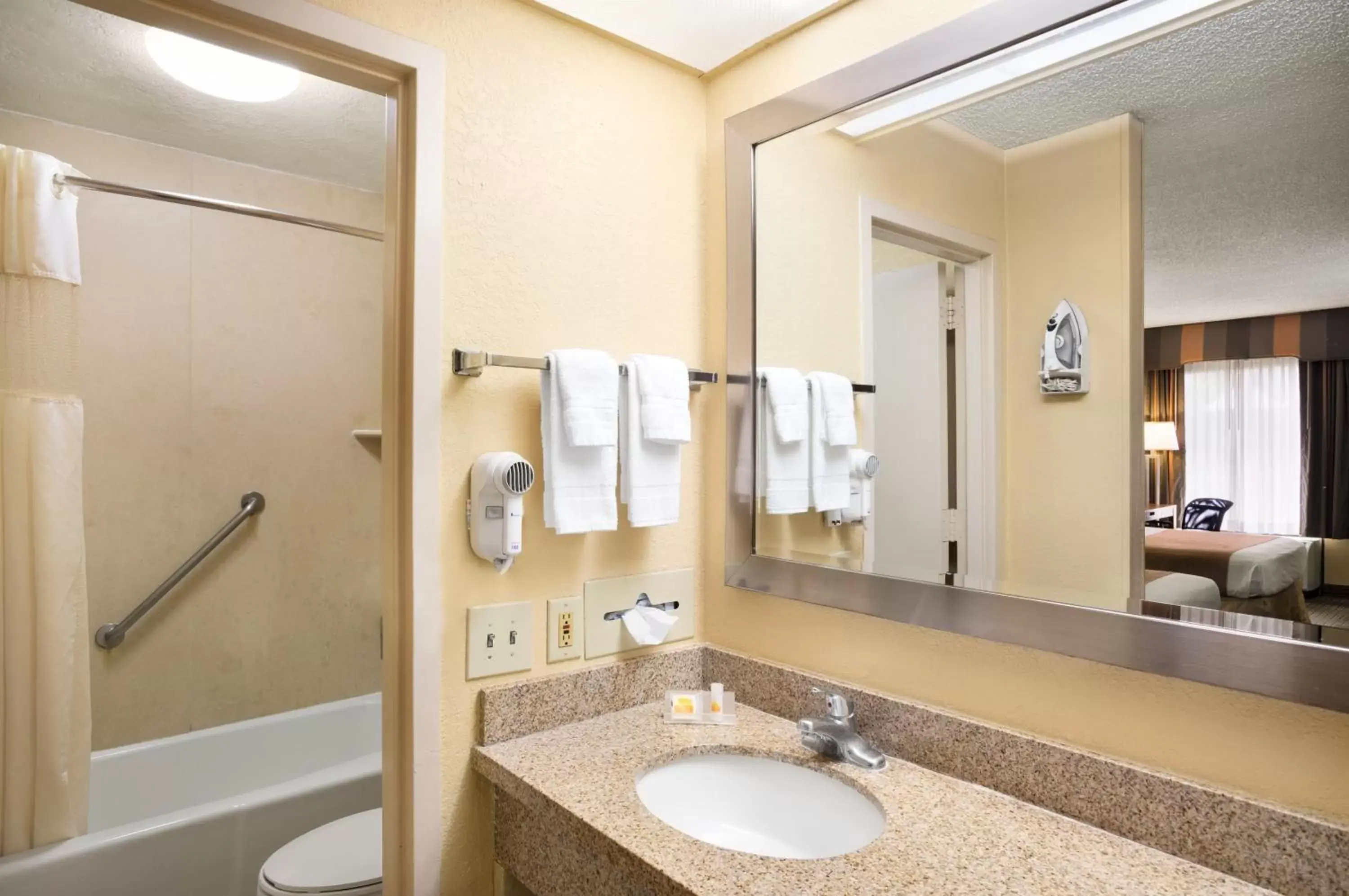 Bathroom in Days Inn by Wyndham Jacksonville Airport