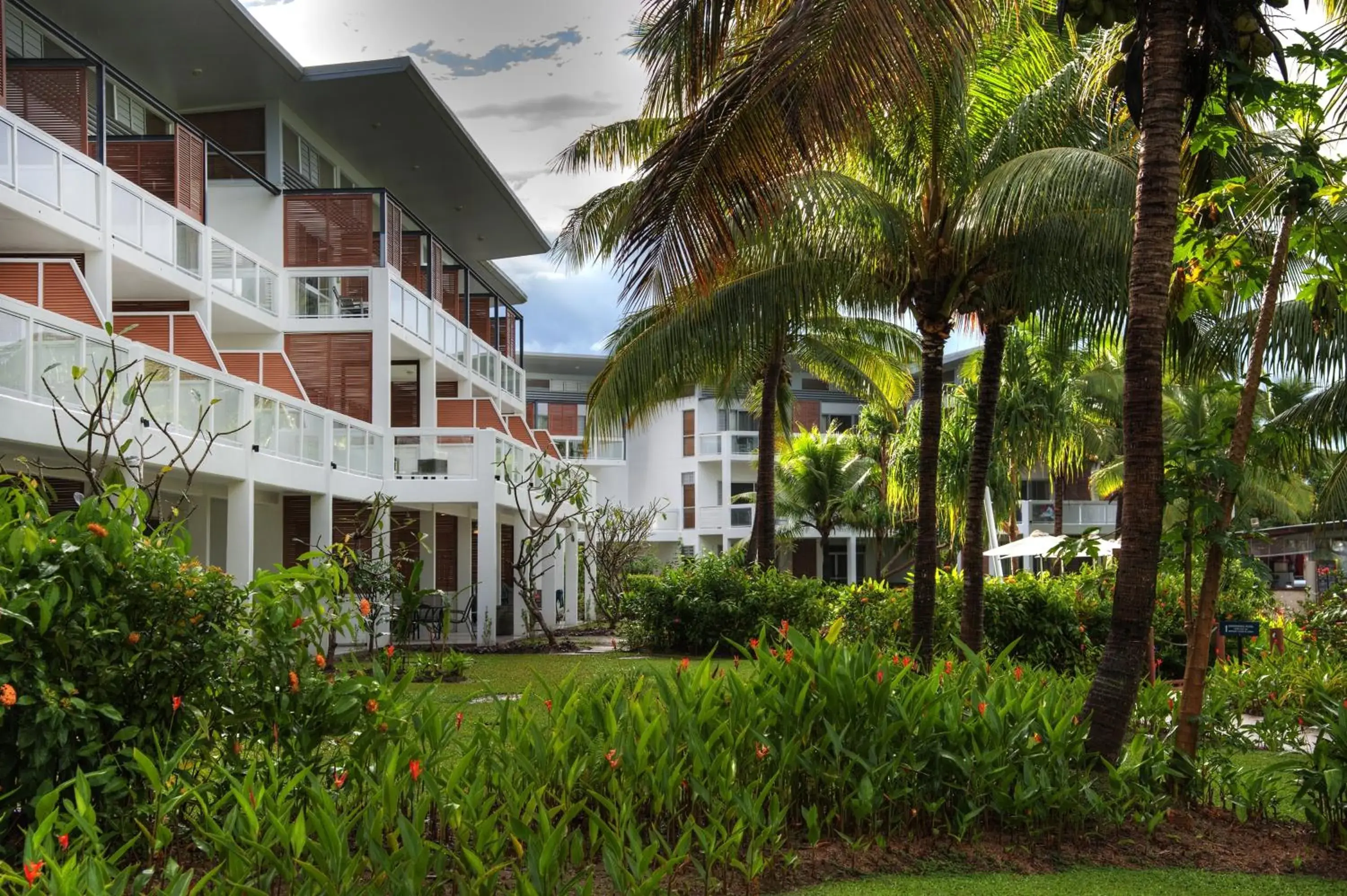 Garden, Property Building in The Terraces Apartments Denarau