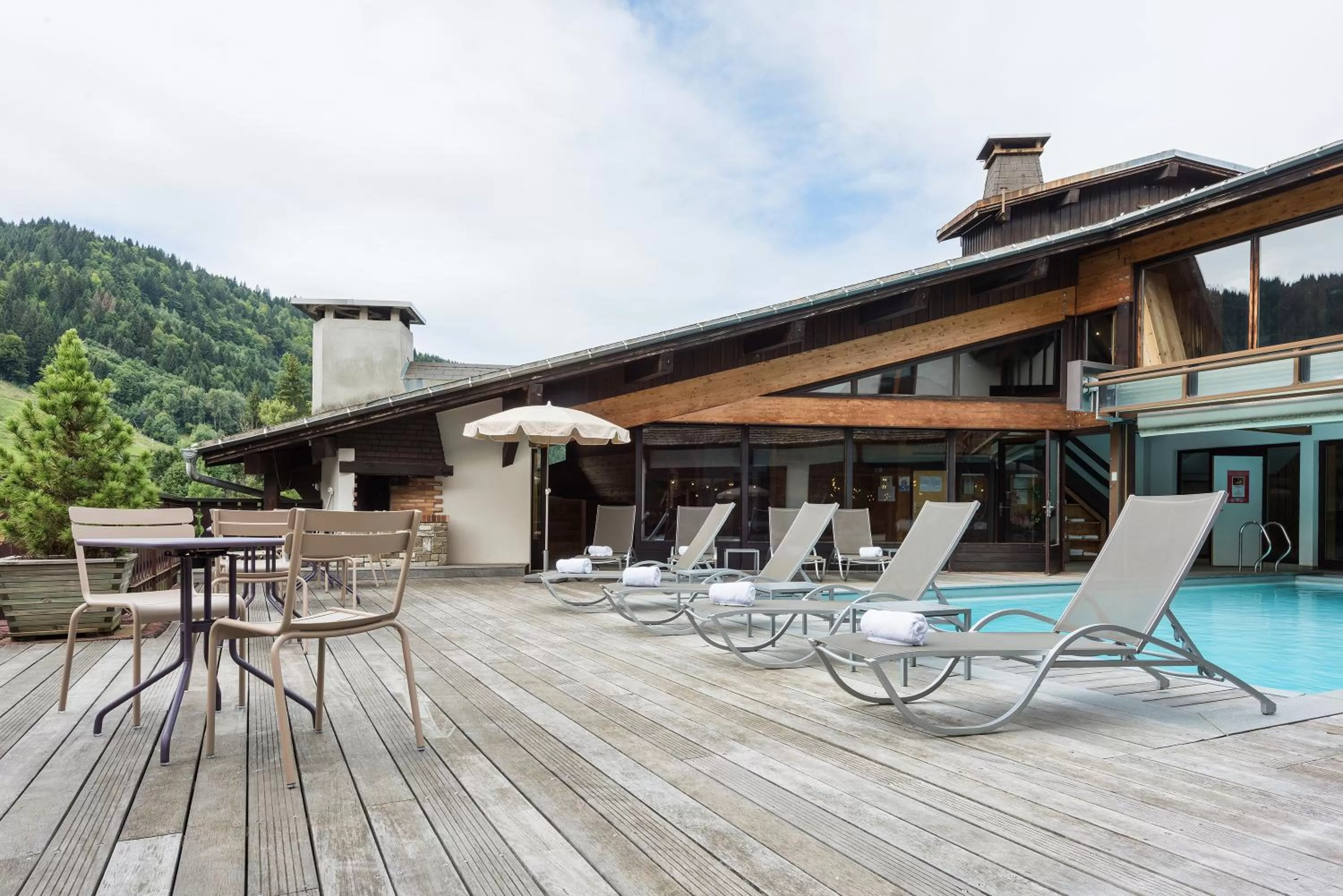 Balcony/Terrace in Hotel le Petit Dru