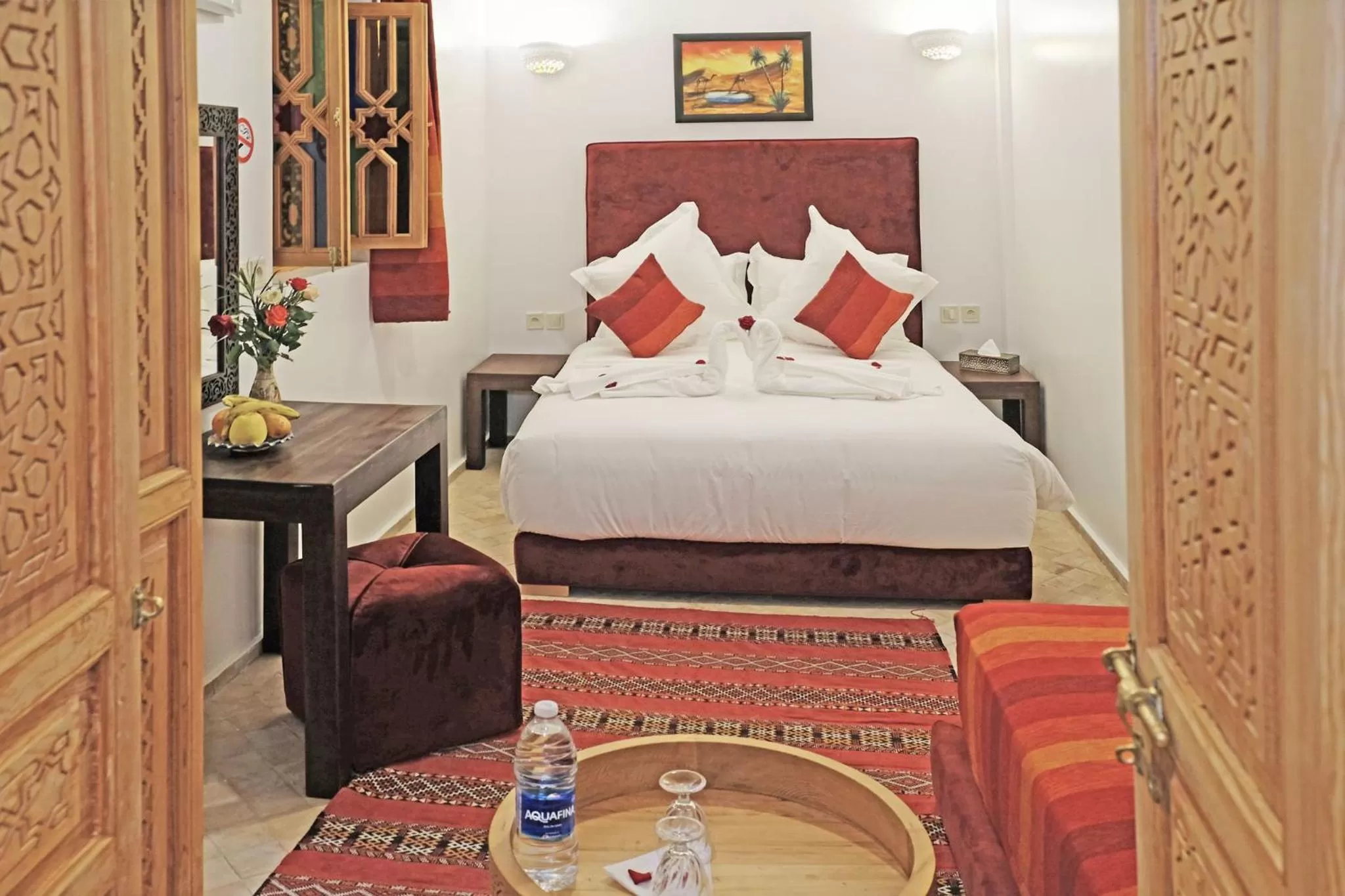 Bedroom, Bed in Riad ZANOUBA