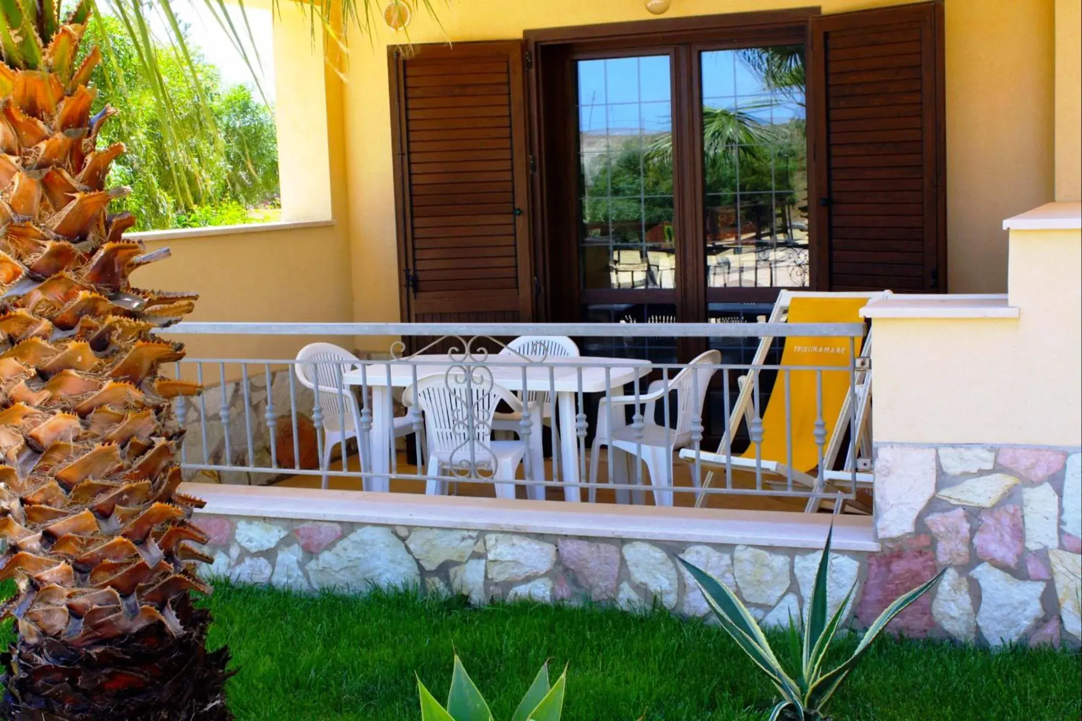 Balcony/Terrace in Triscinamare Hotel Residence