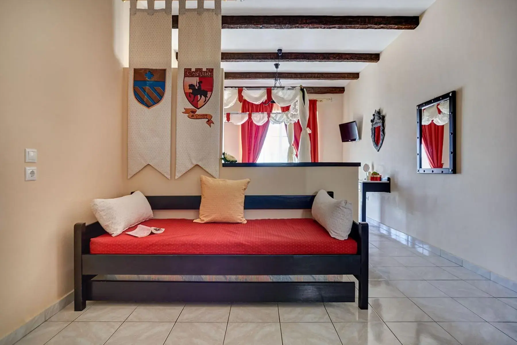 Bed in Castello Di Cavallieri Suites & Spa - Adults Only Bed in Castello Di Cavallieri Suites & Spa - Adults Only