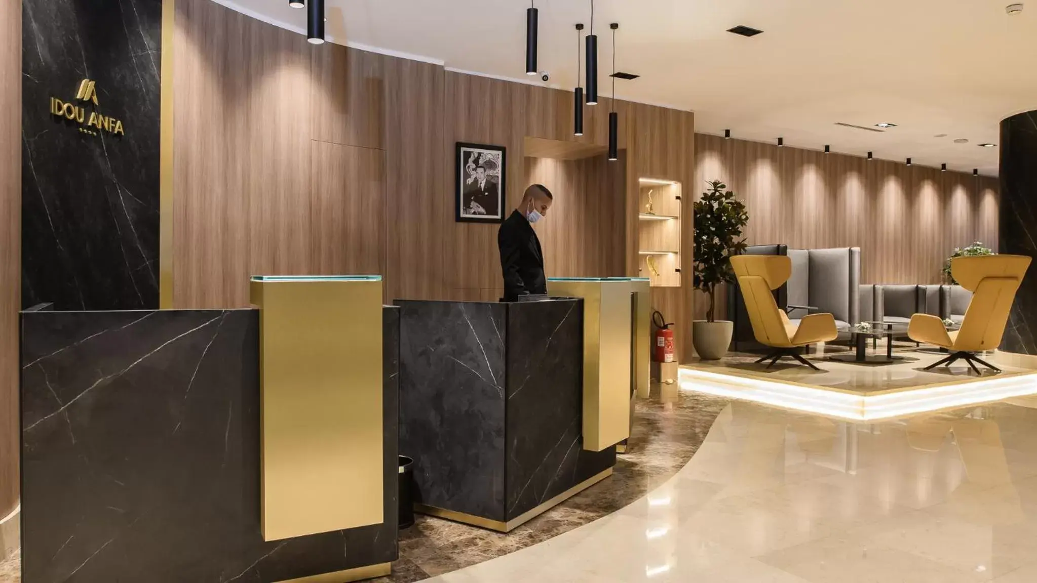 Property building, Lobby/Reception in Idou Anfa Hôtel & Spa