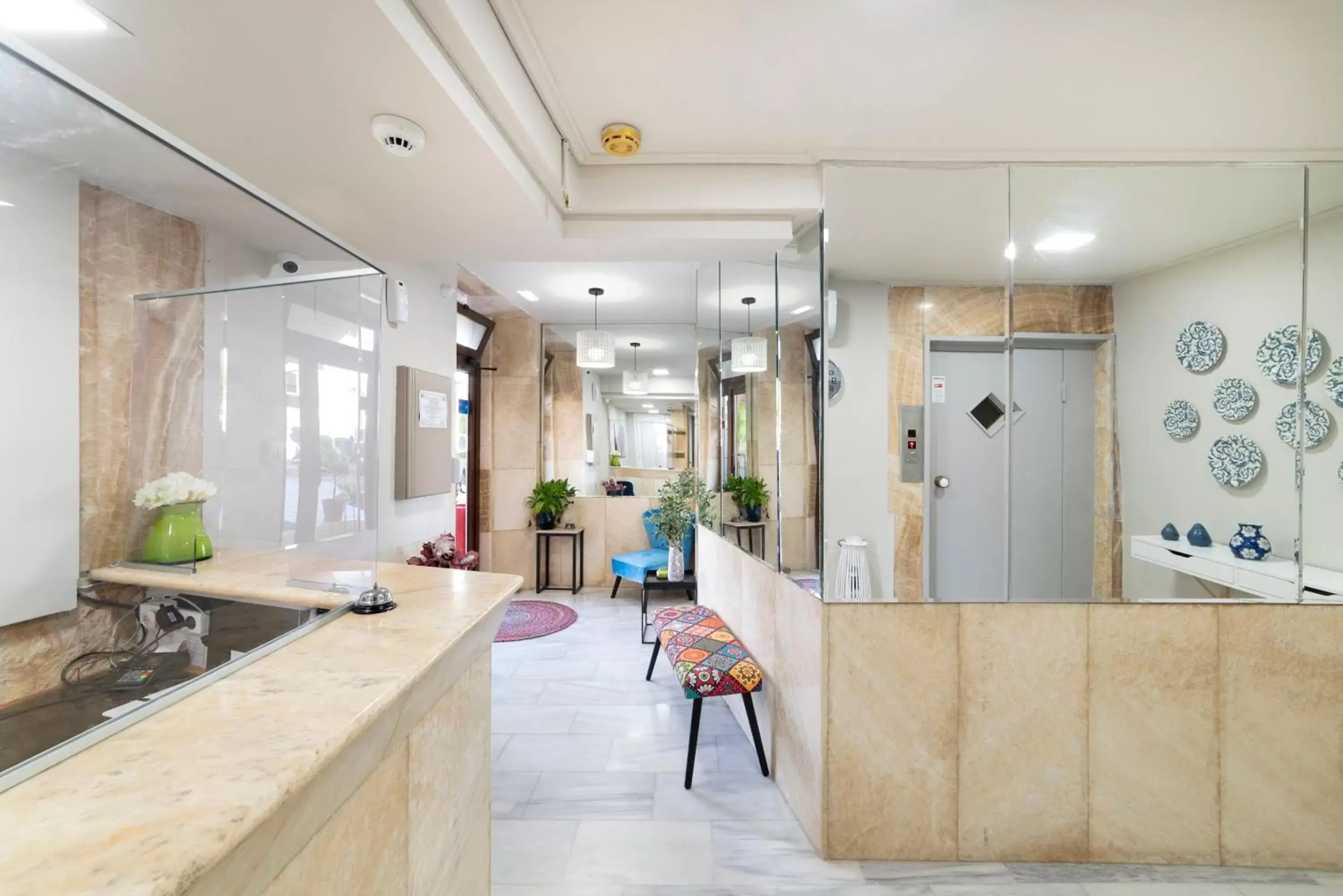 Lobby or reception in Faros Rooms Lobby or reception in Faros Rooms