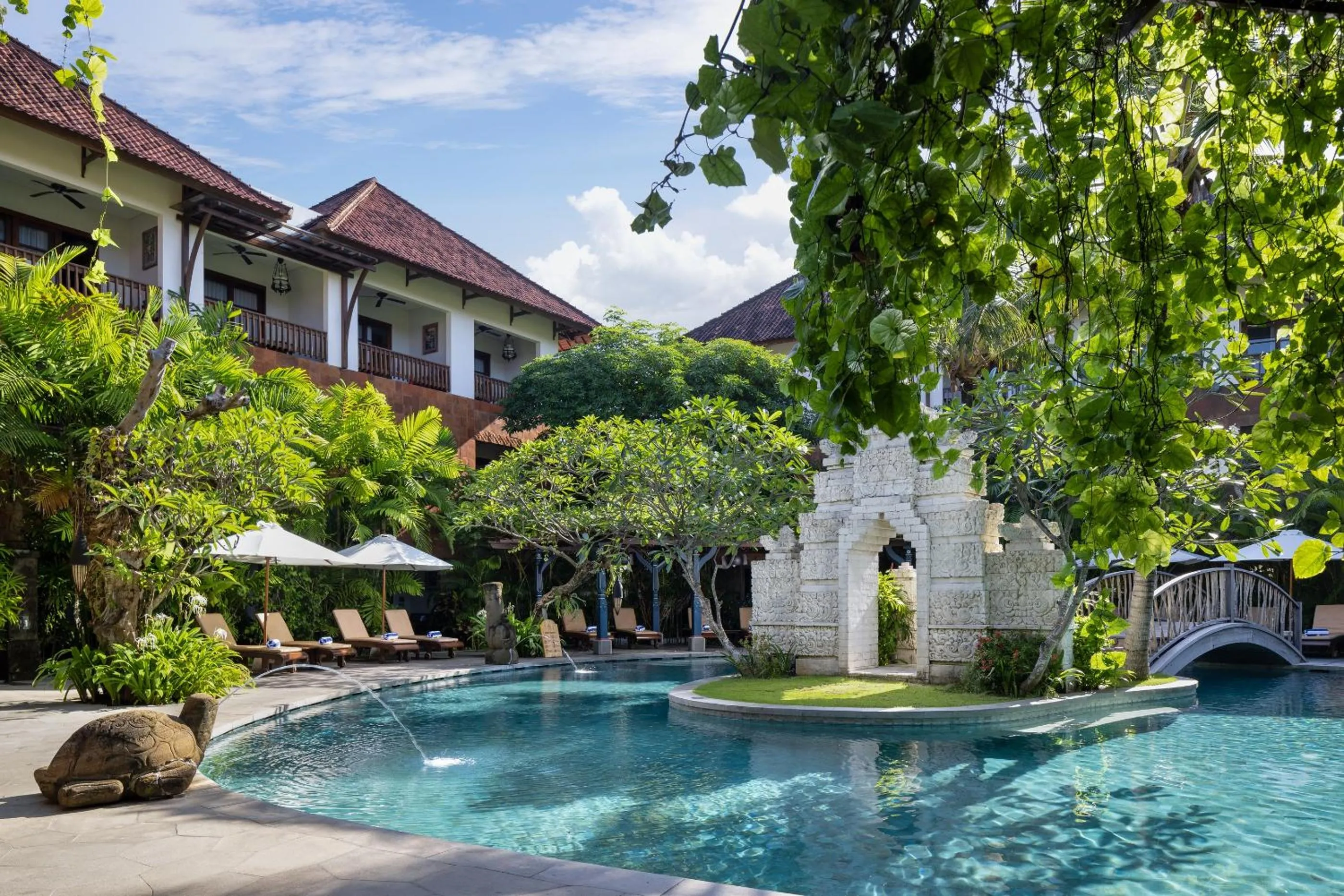 Swimming pool in The Alantara Sanur