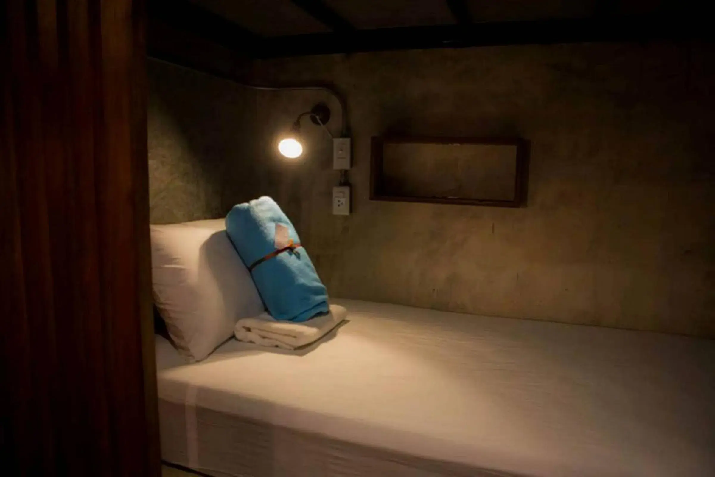 Bed in In a Box Hostel