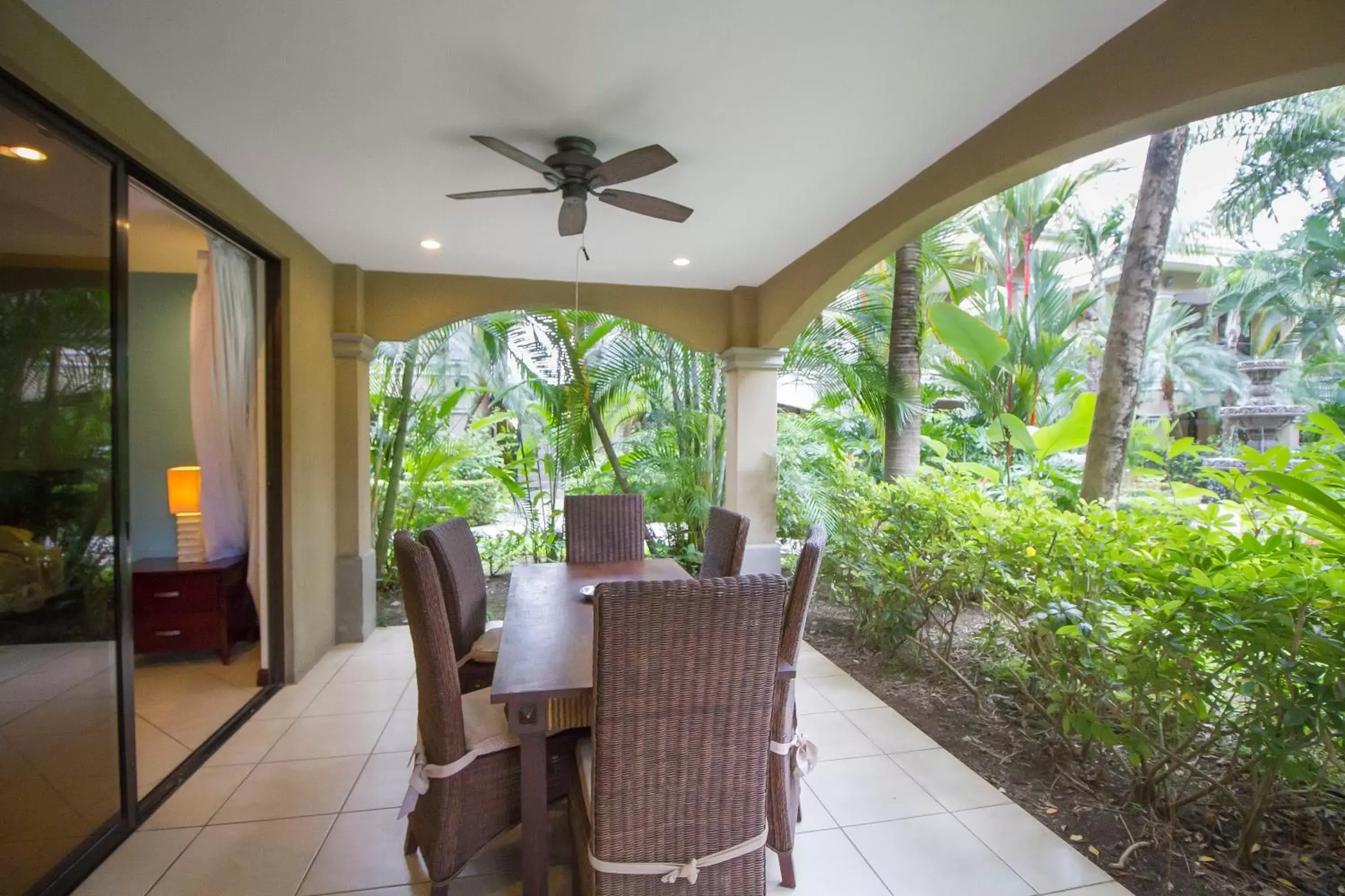 Patio in Monte Carlo Luxury Condominiums