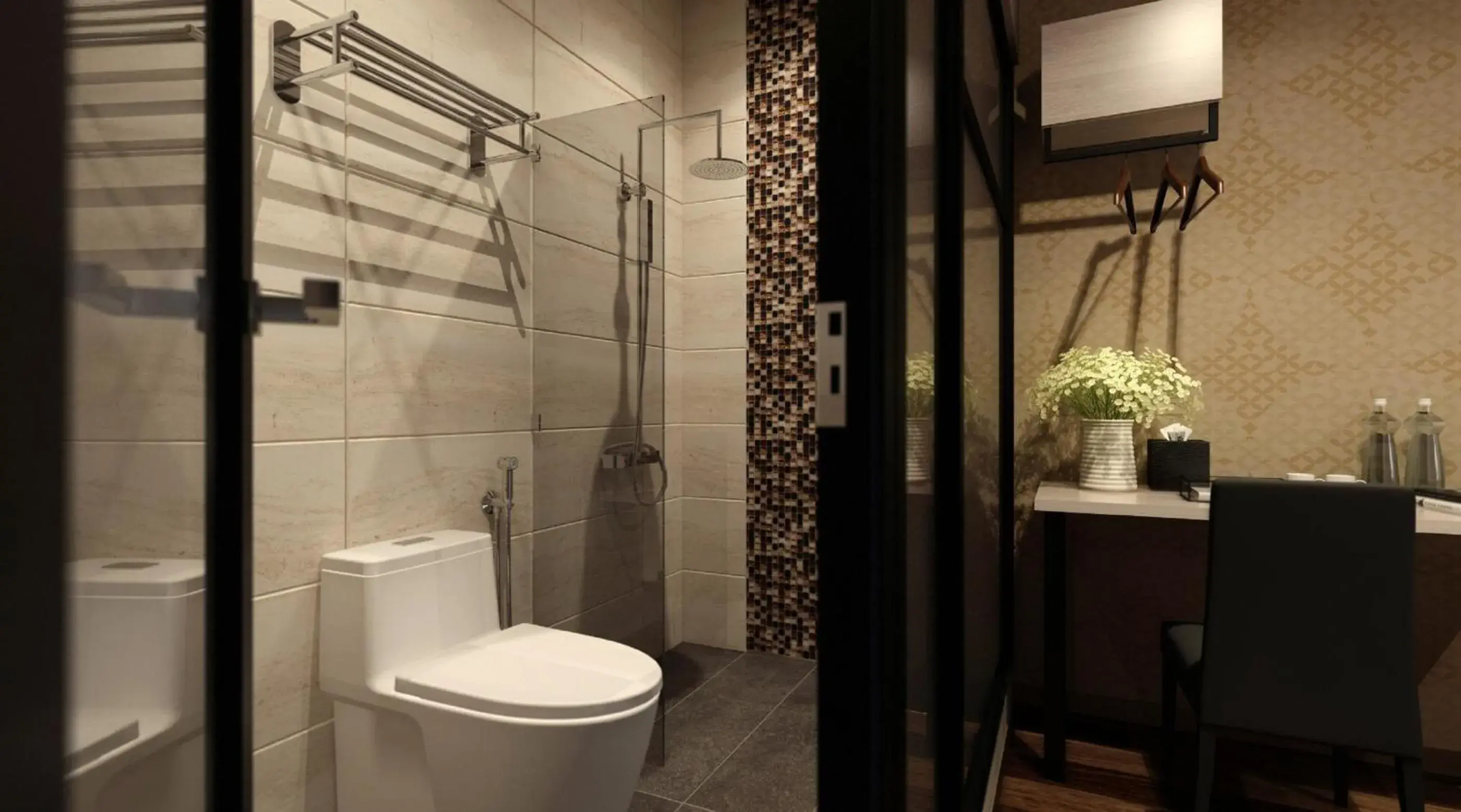 Bathroom in The Square Hotel