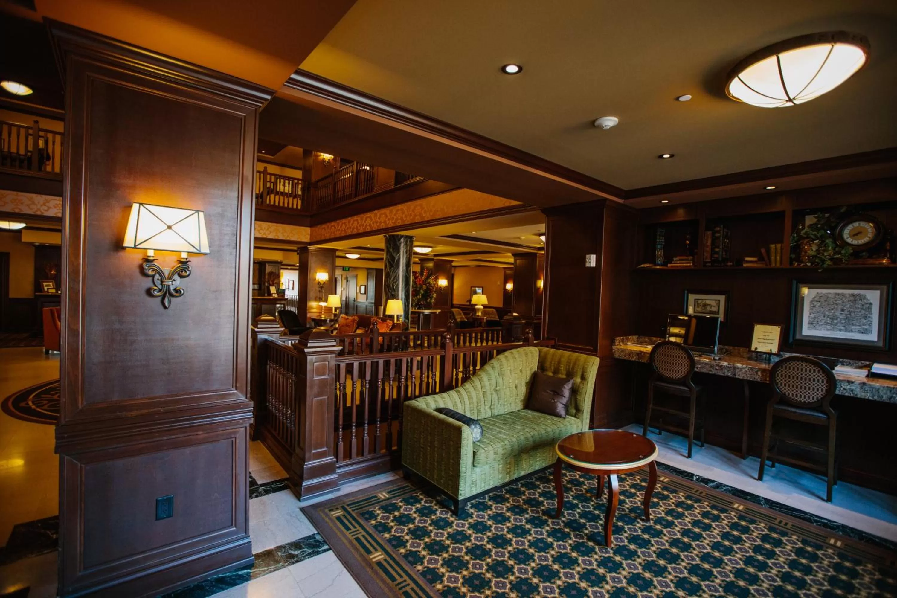 Lobby or reception in Hotel Julien Dubuque
