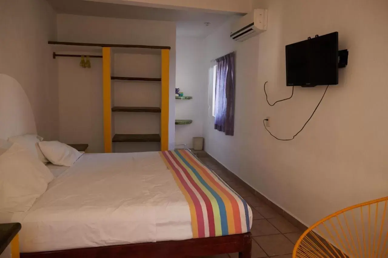 Bed in Pargos Hotel & Cowork