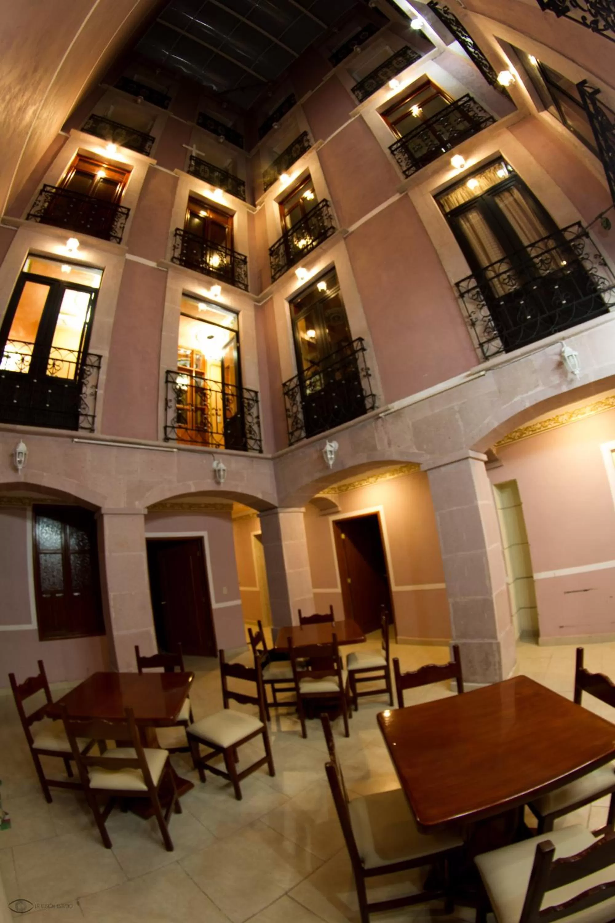 Patio in Cuartel 1914 - Hotel Boutique