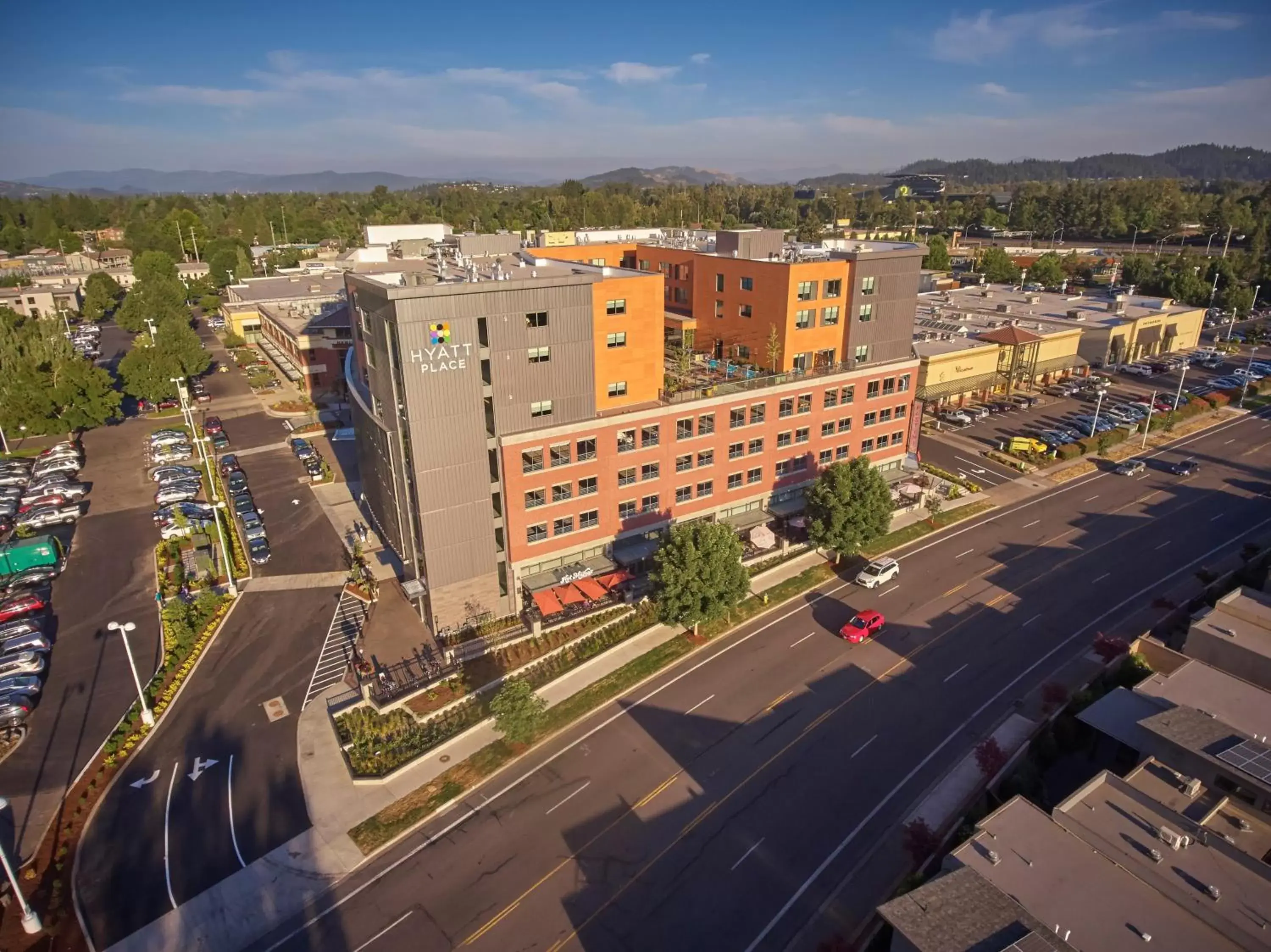 Bird's eye view, Bird's-eye View in Hyatt Place Eugene/Oakway Center