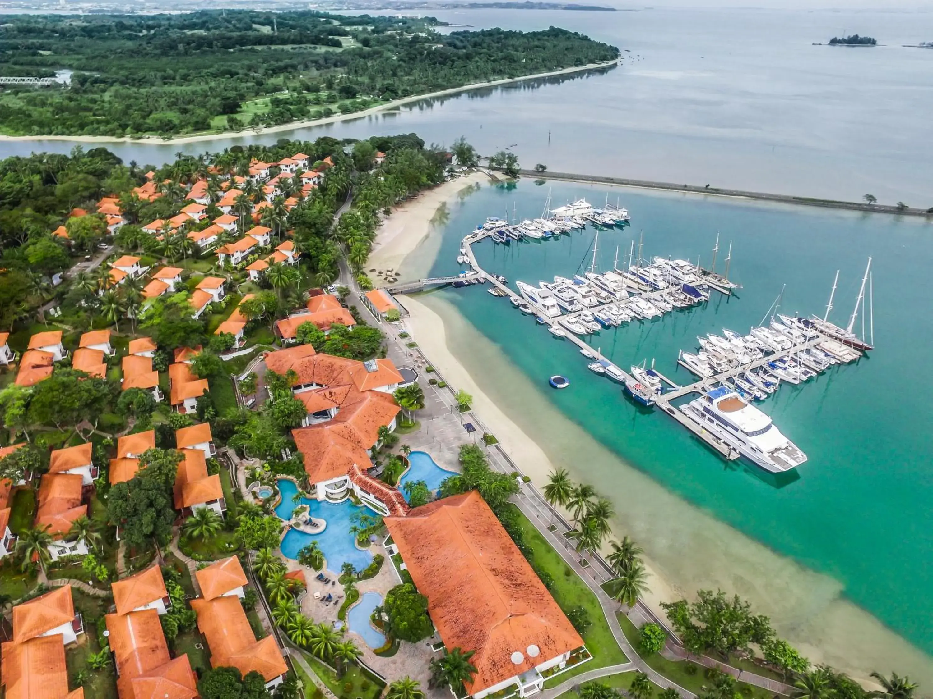 Bird's eye view, Bird's-eye View in Nongsa Point Marina