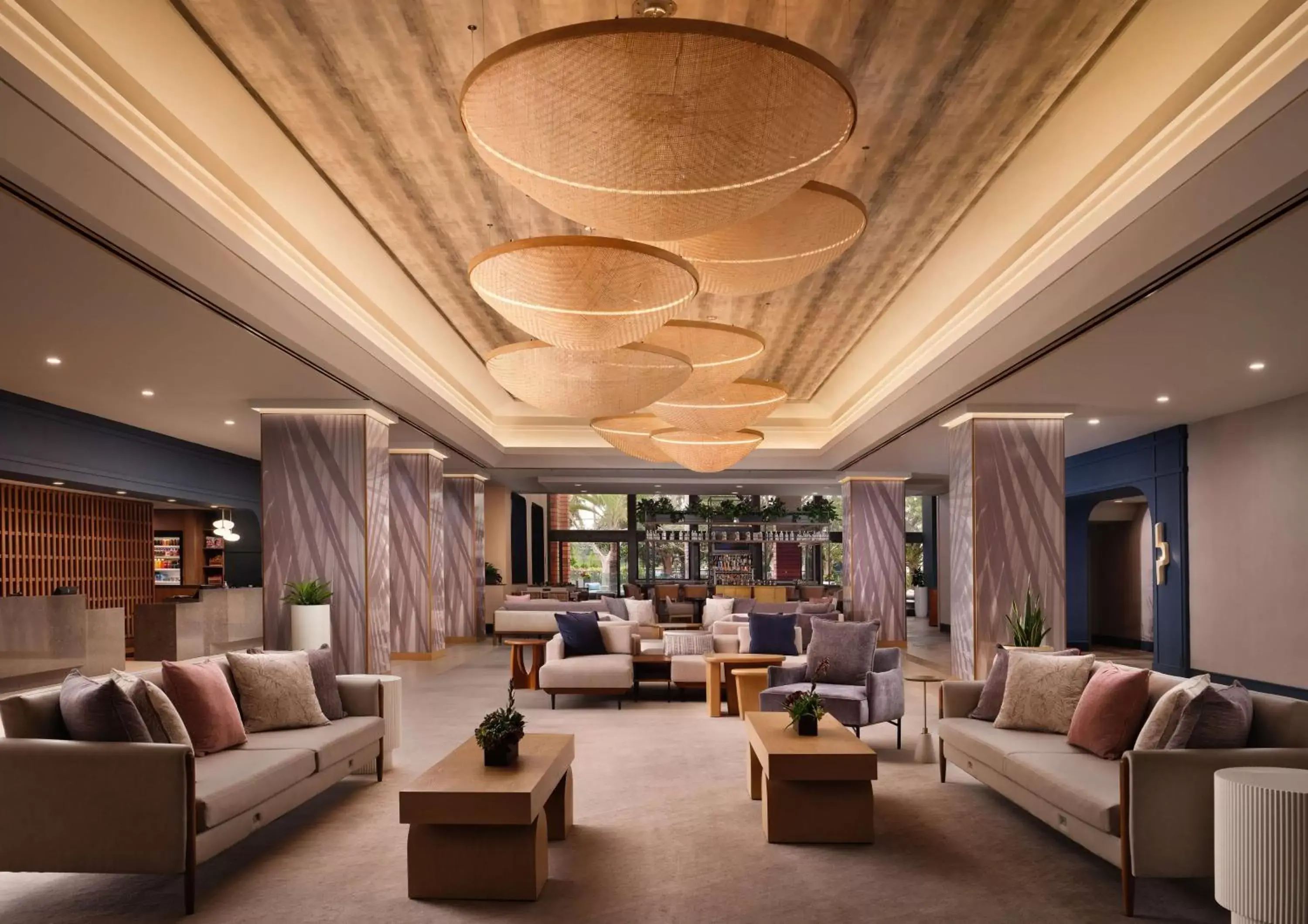 Lobby or reception, Lobby/Reception in Hotel Fera Anaheim, a DoubleTree by Hilton Hotel