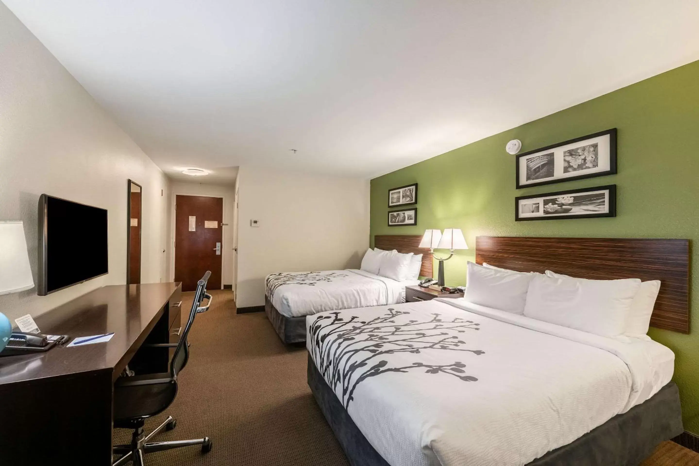 Photo of the whole room, Bed in Sleep Inn & Suites Ruston Near University