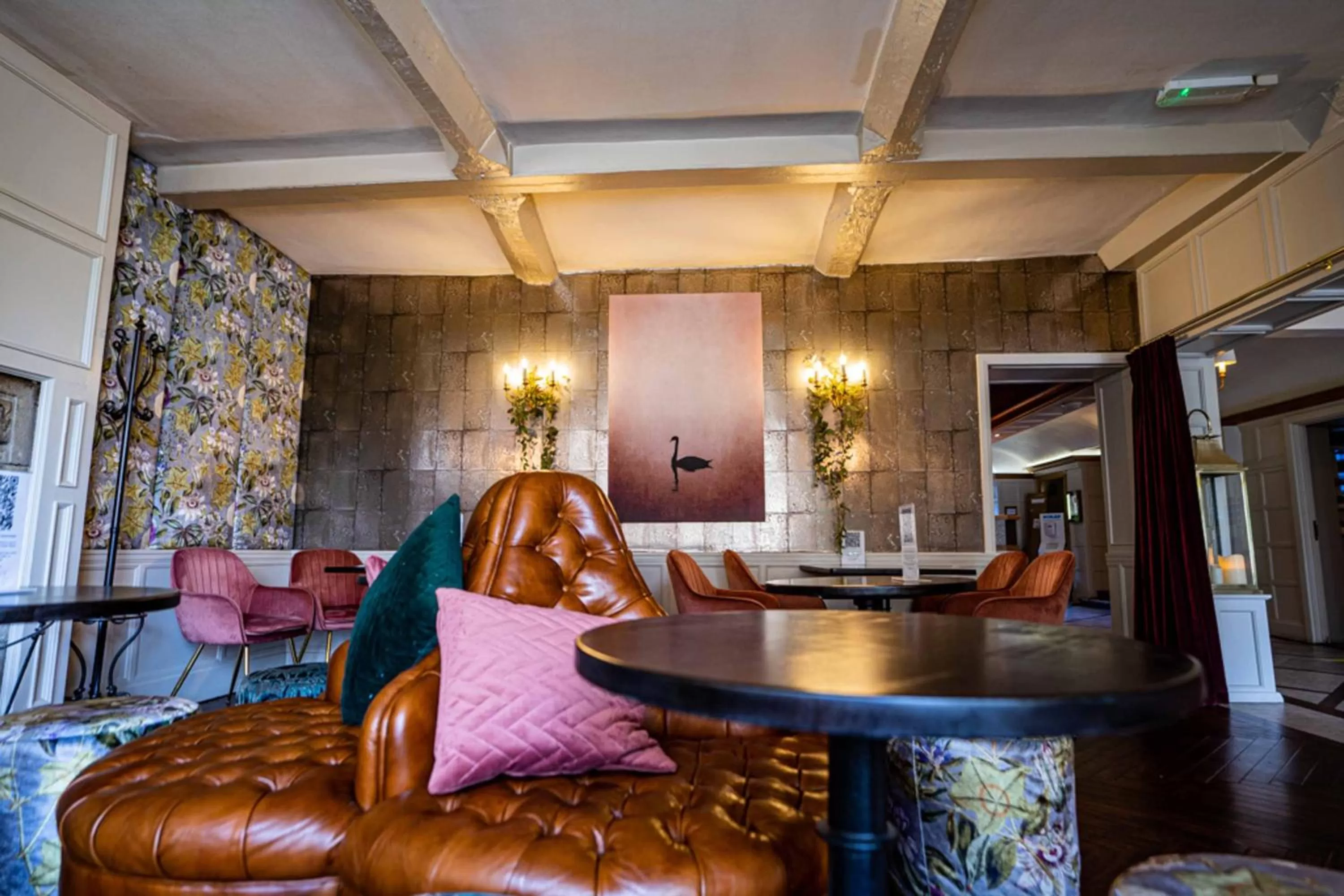 Lounge or bar in The Swan Hotel, Wells, Somerset - The Coaching Inn Group