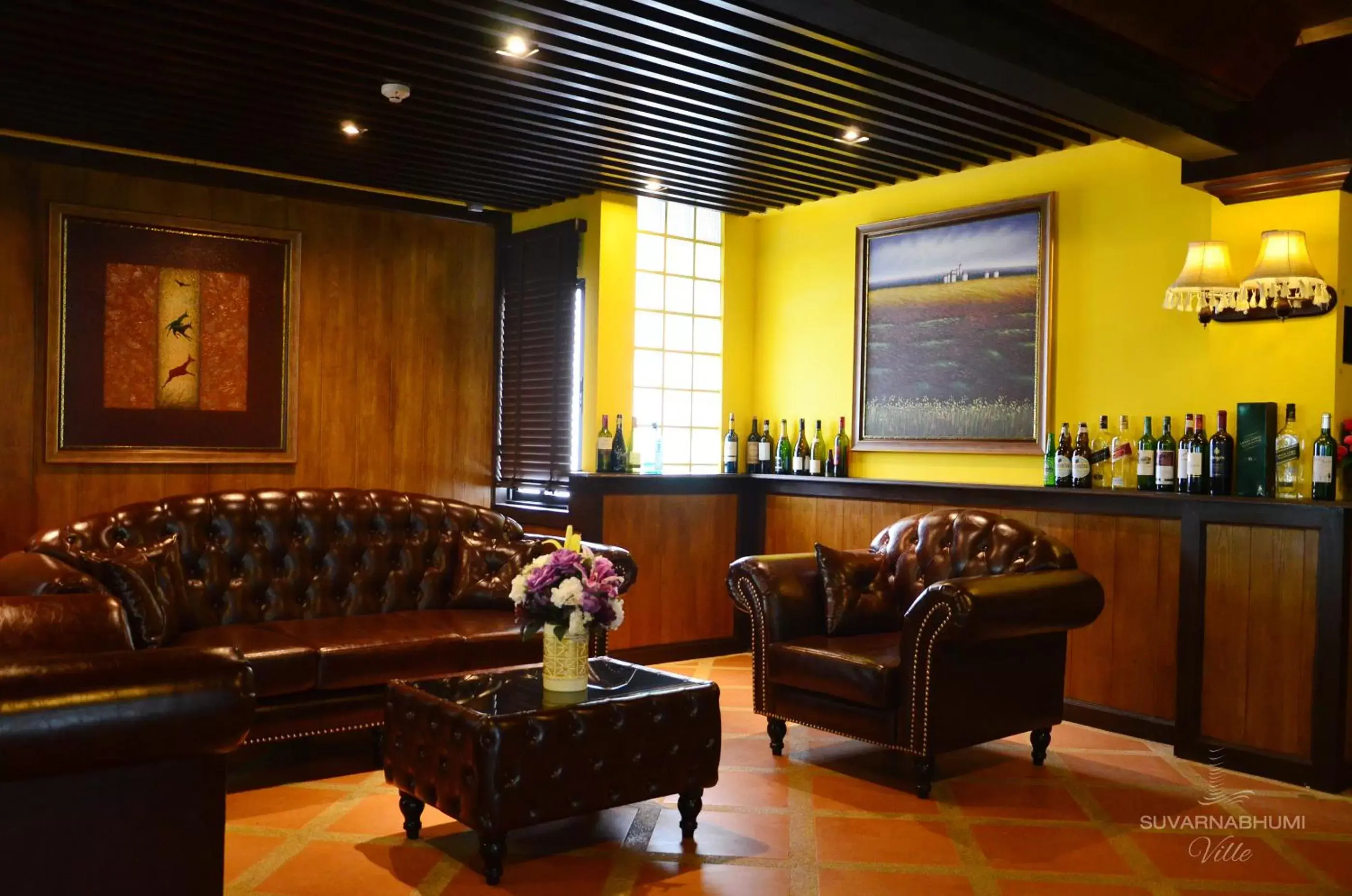 Lounge or bar, Lobby/Reception in Suvarnabhumi Ville Airport Hotel