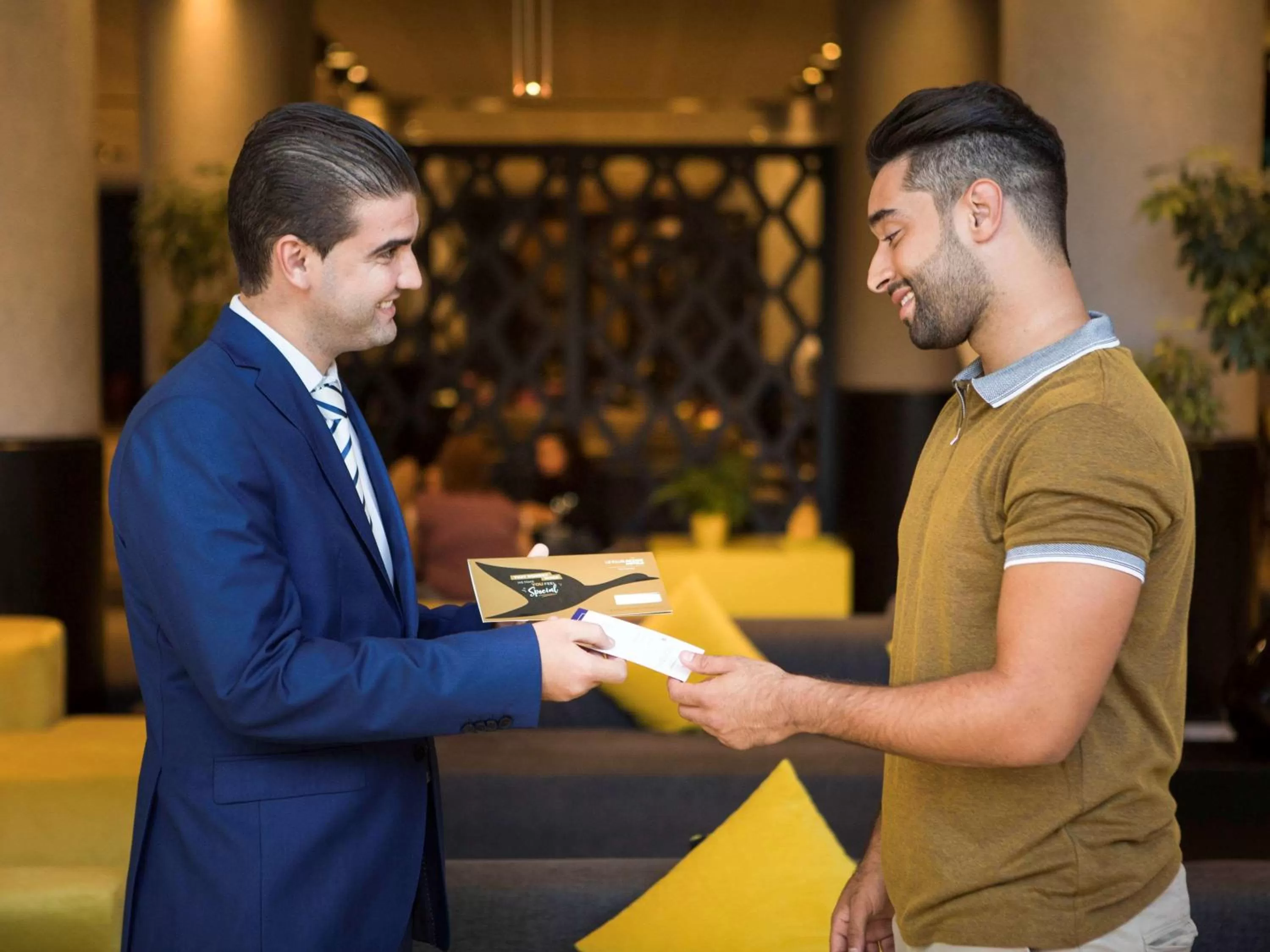 Lobby or reception in Novotel Casablanca City Center