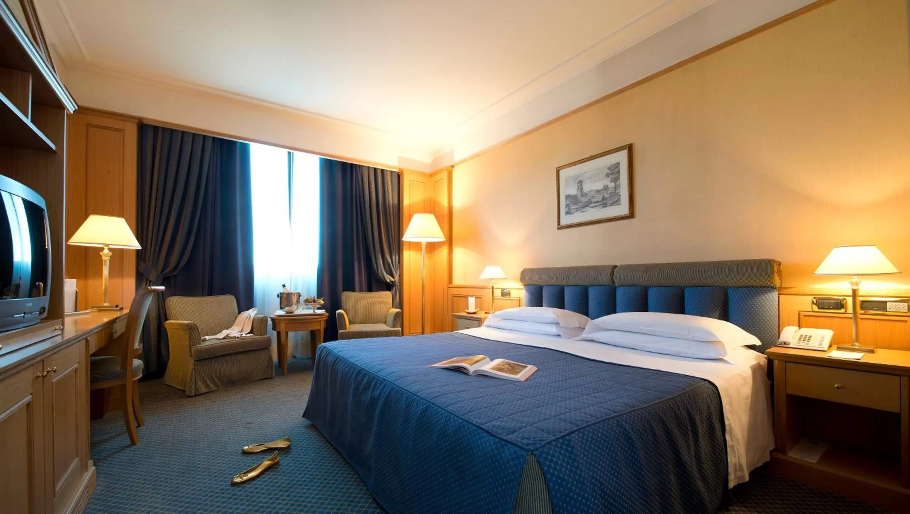 Bed in Grand Hotel Barone Di Sassj