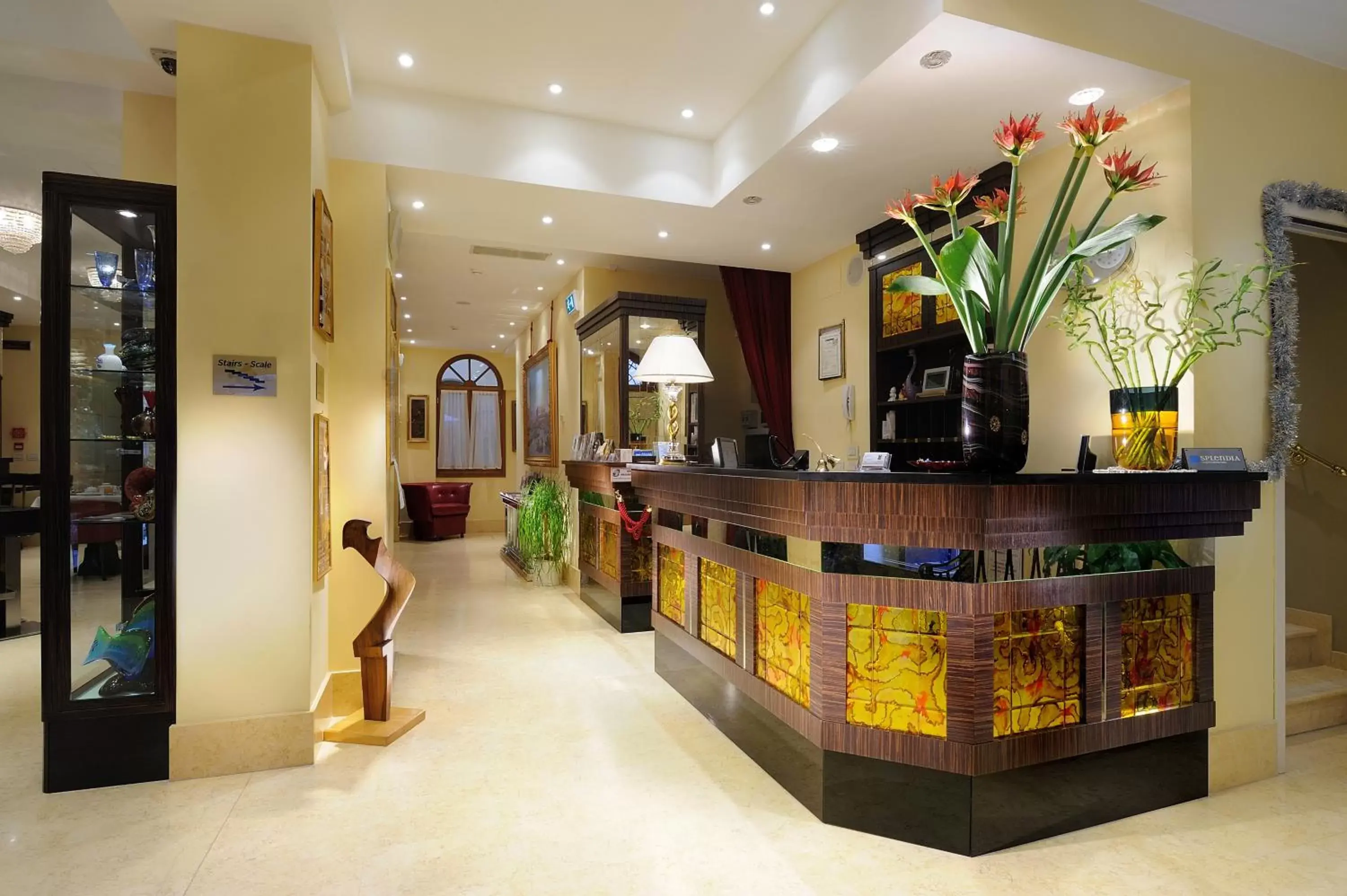 Lobby or reception in Hotel Ai Due Principi Lobby or reception in Hotel Ai Due Principi
