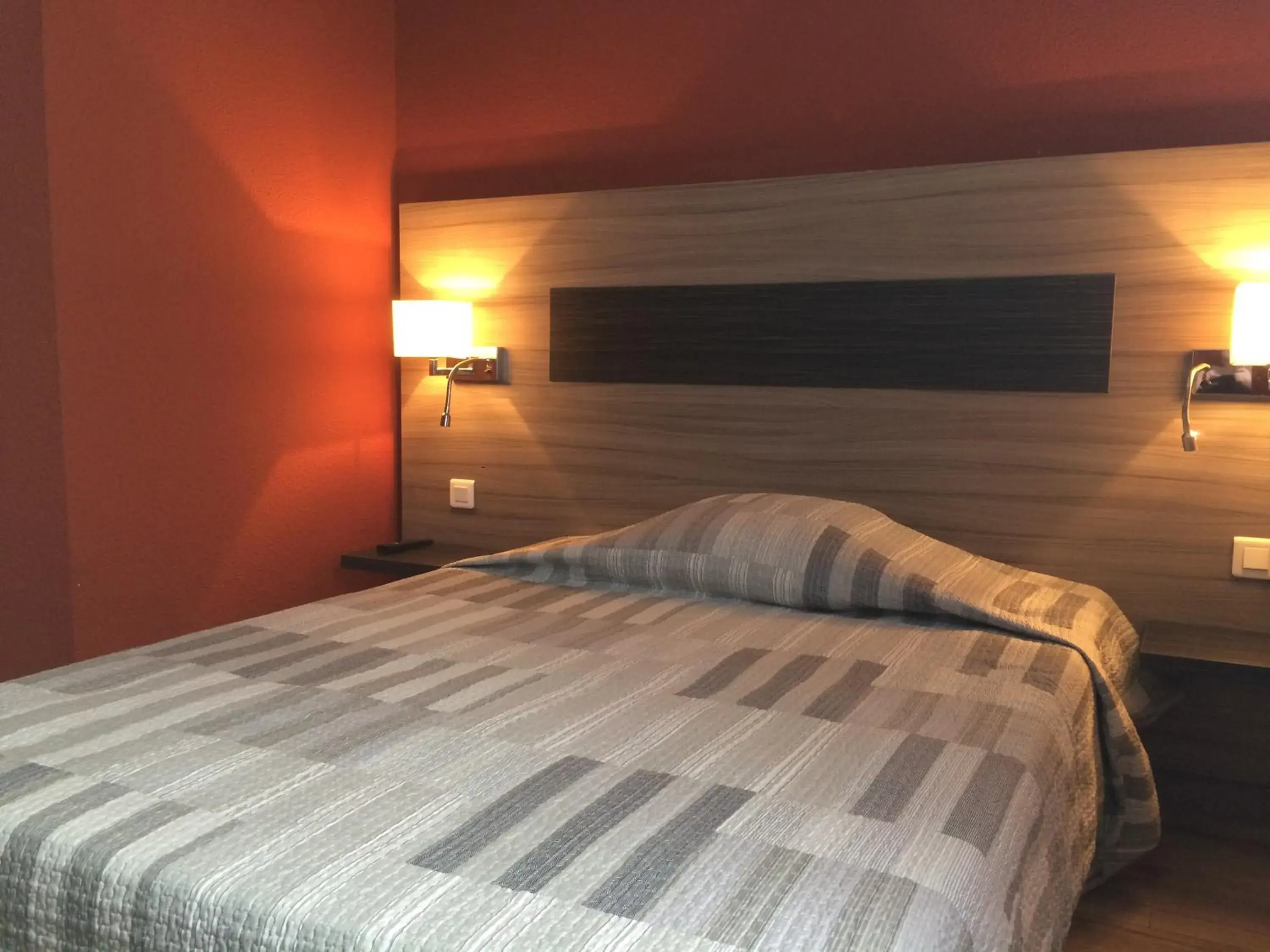 Bed in Hotel Argos