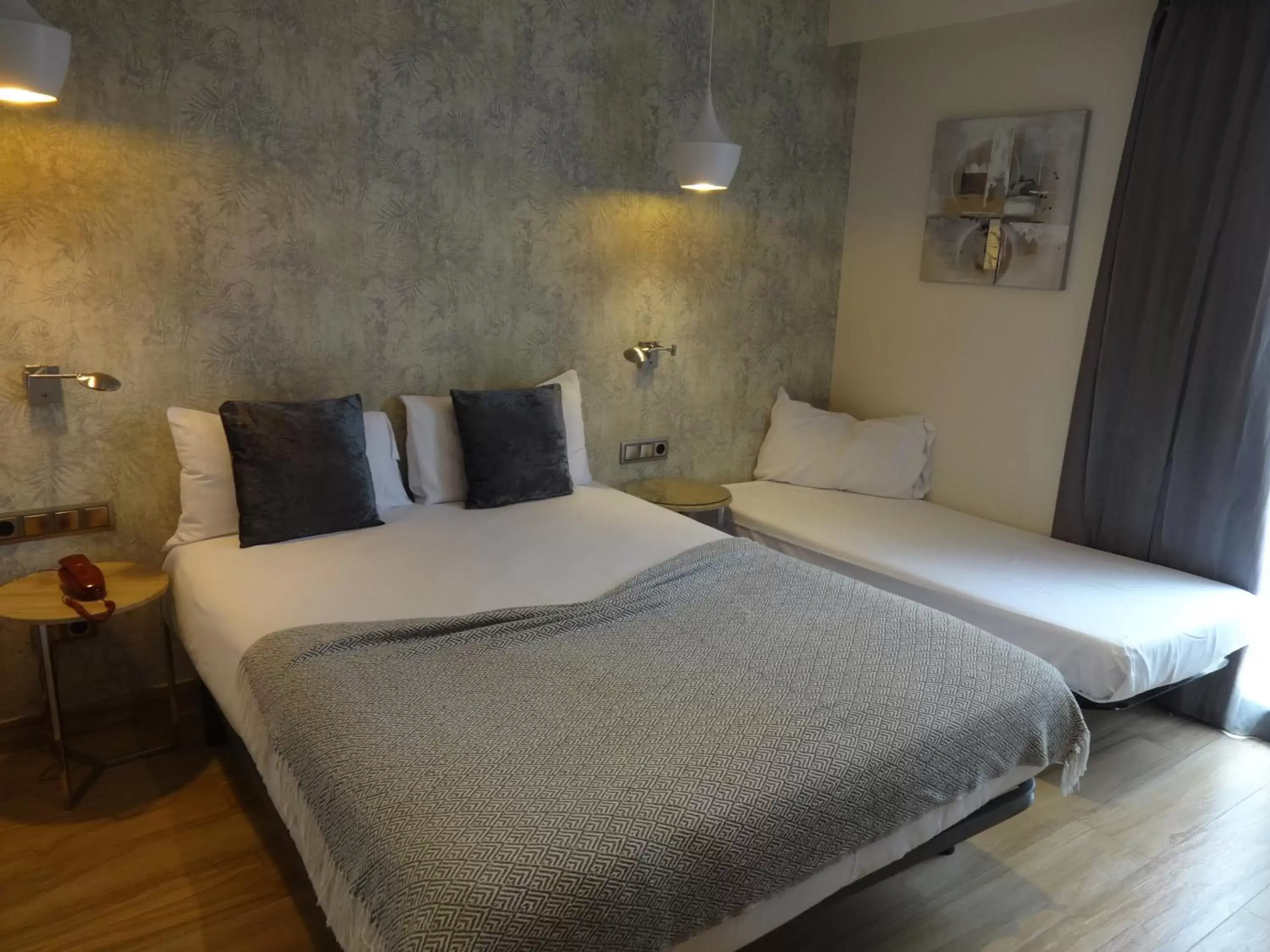 Bed in Hotel Lloret Ramblas
