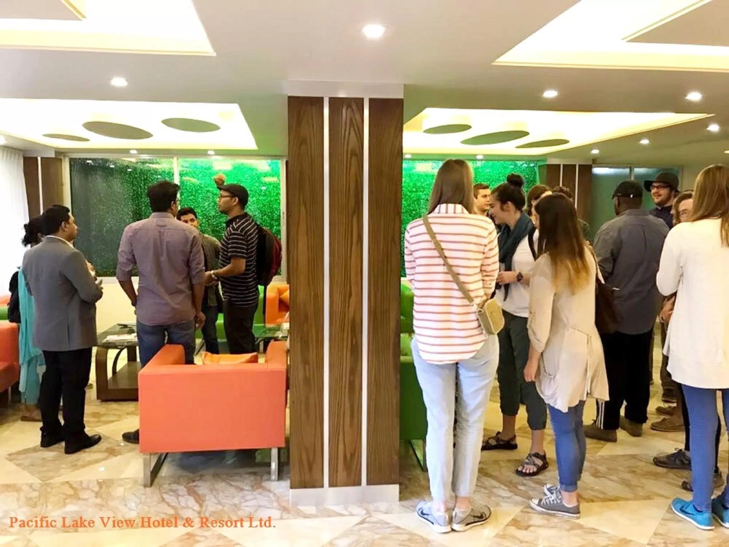 group of guests in Hotel Gulshan Lake View