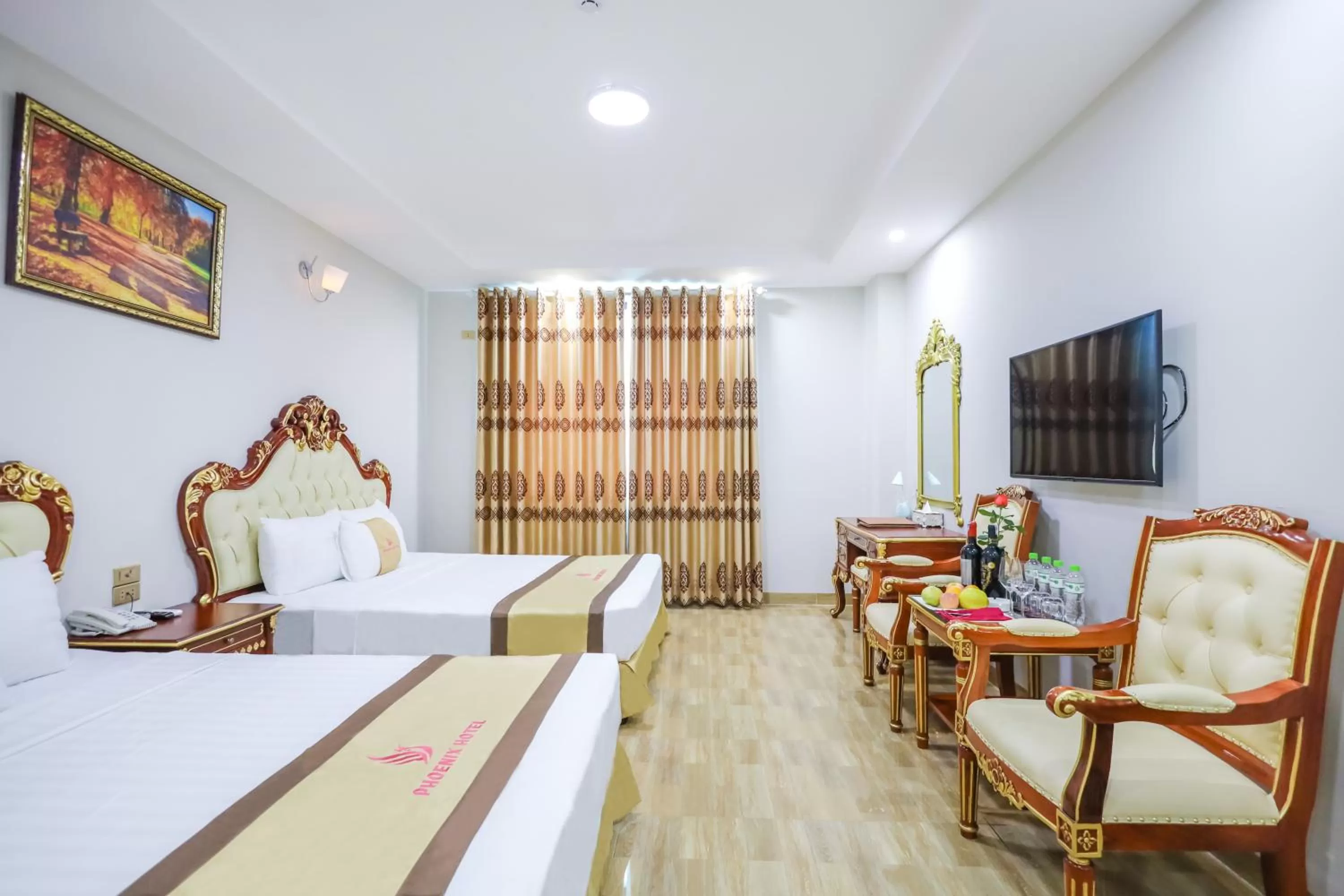 Bed in Khách Sạn Phượng Hoàng 3