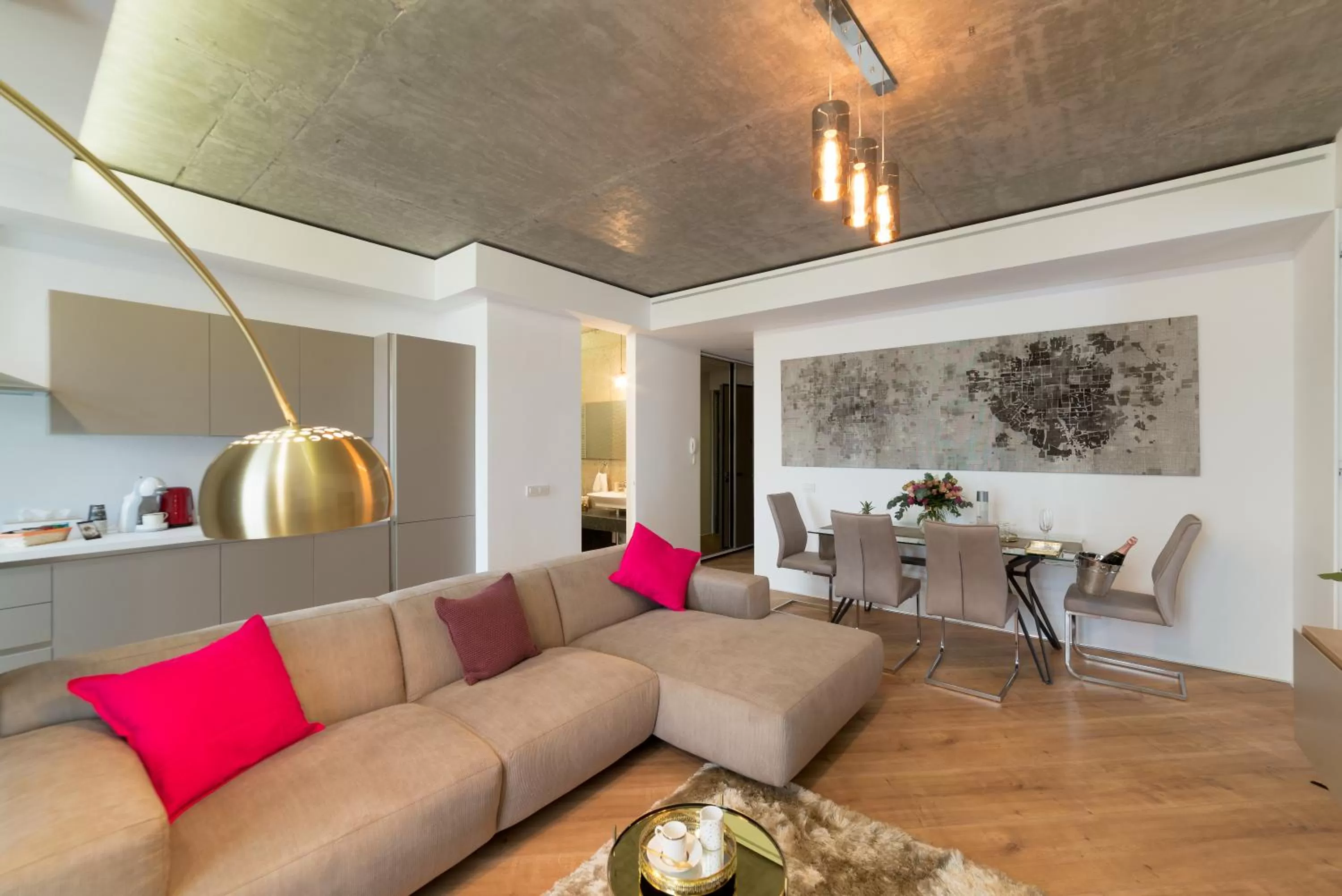 Living room in Novum Aparthotel