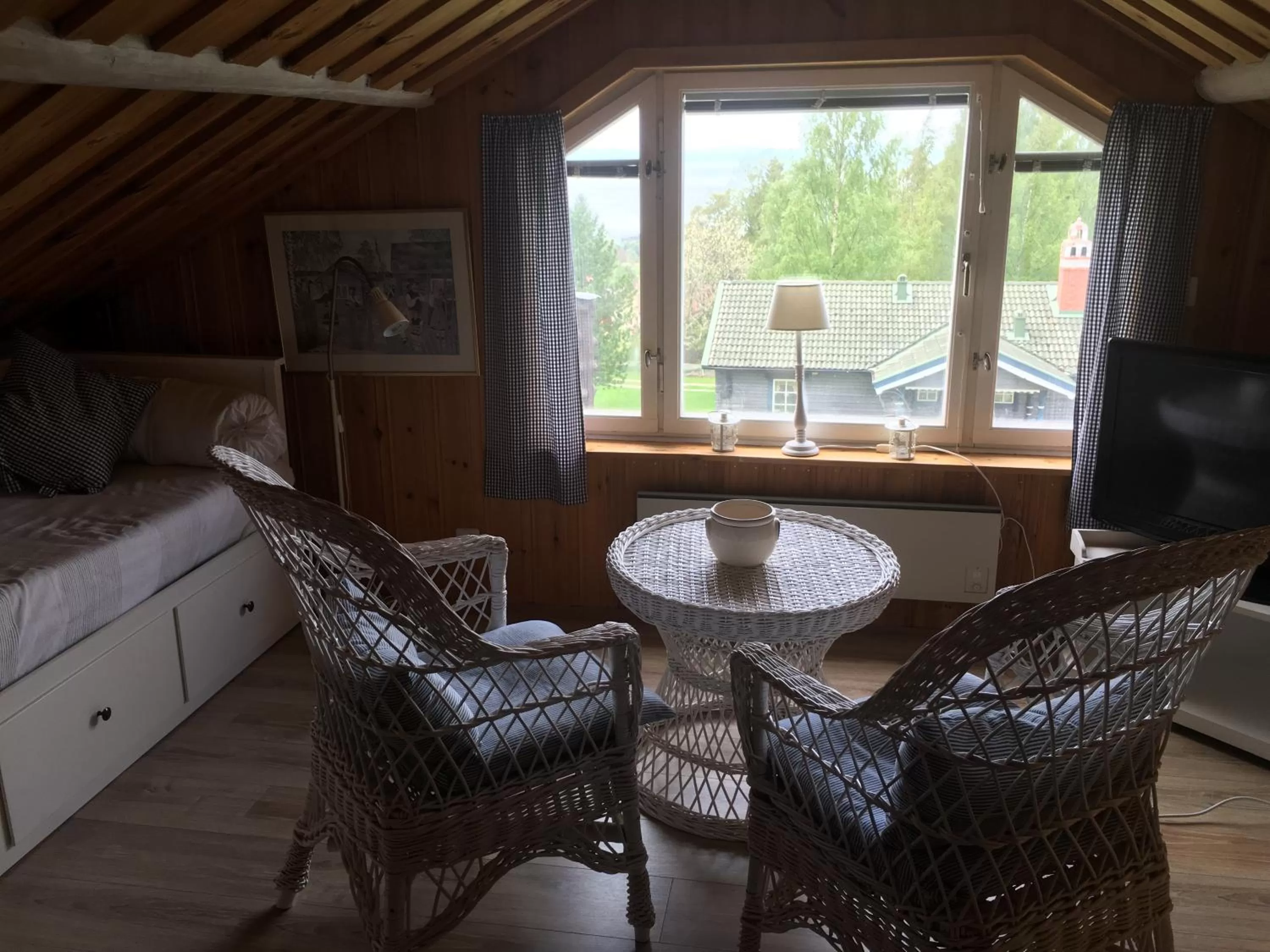 Living room in Augustas Bed & Breakfast