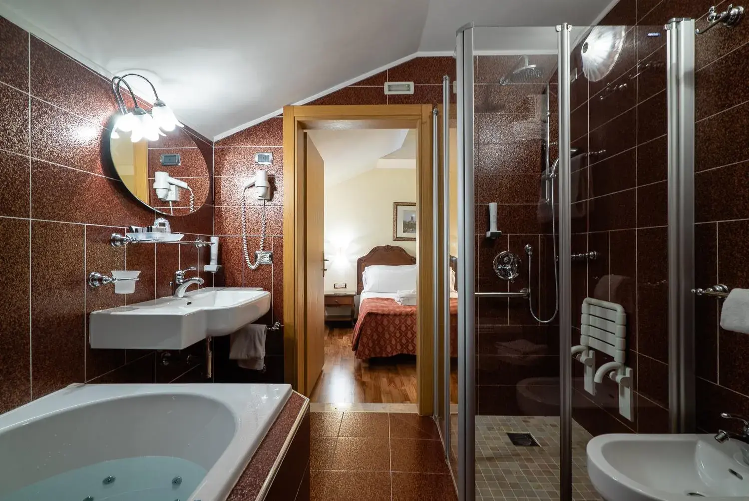 Bathroom in Hotel Spessotto