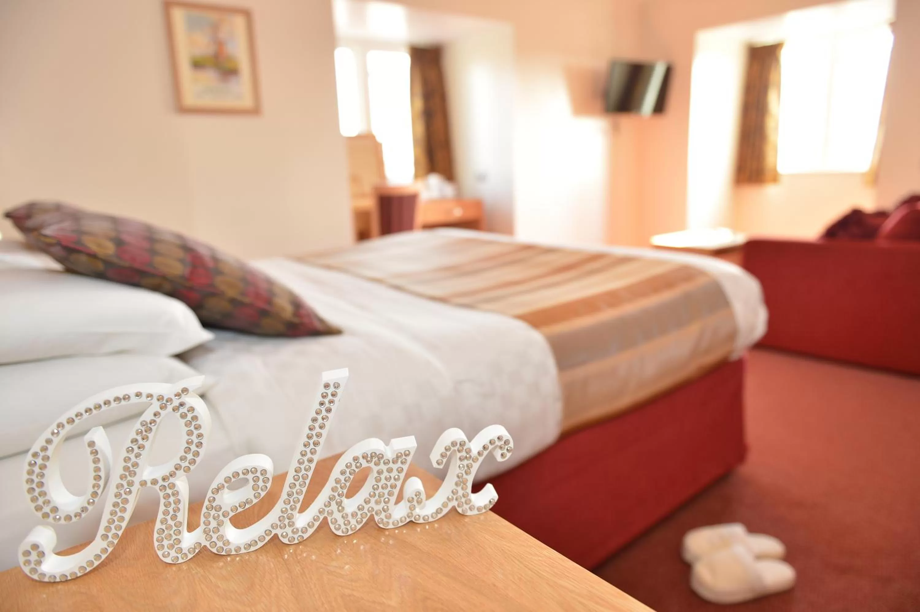 Decorative detail, Bed in Wherry Hotel